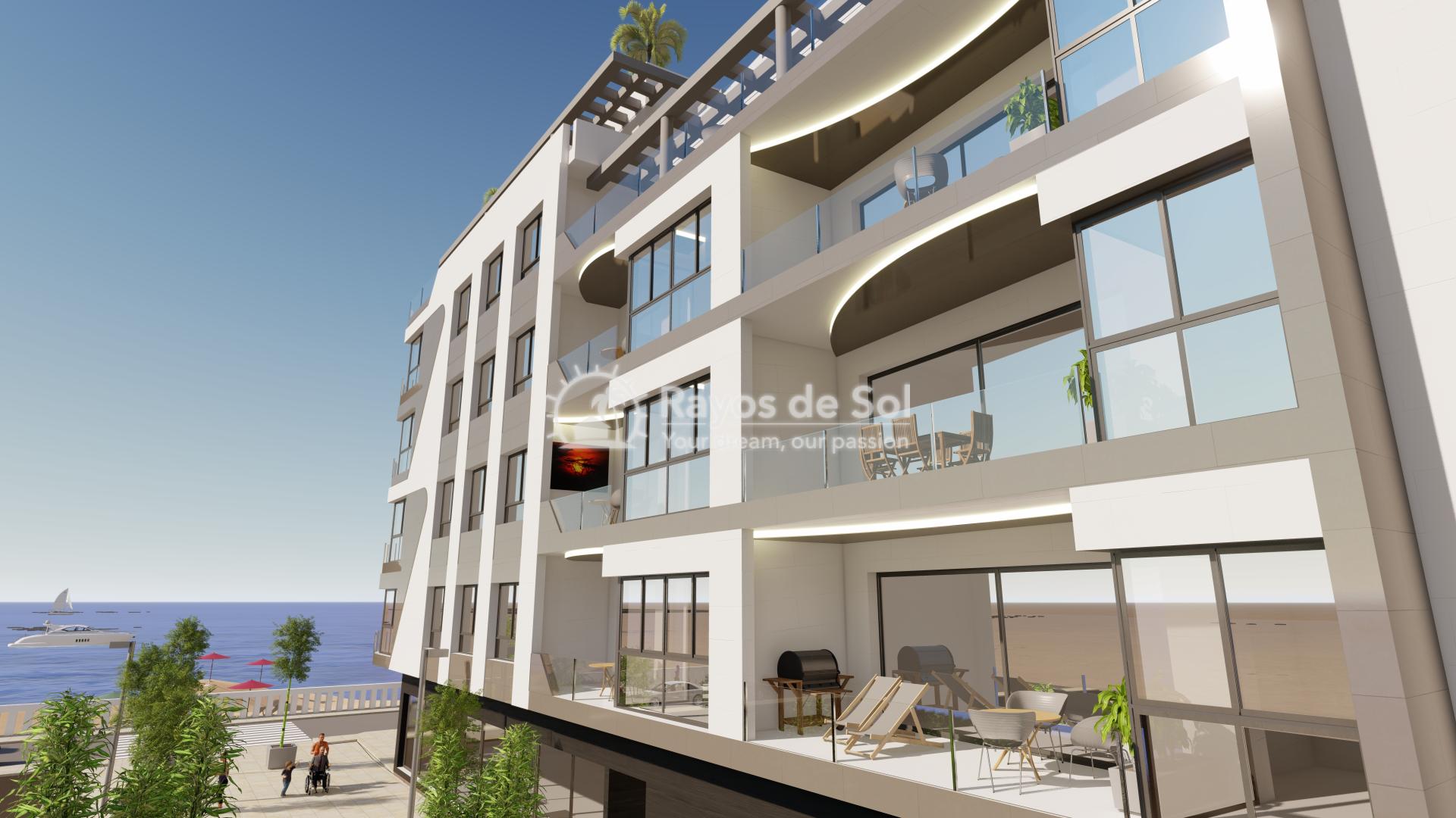Firstline penthouse right on the beautiful beach of Torrevieja in Torrevieja, Costa Blanca (TOOVAB24-2P) - 1