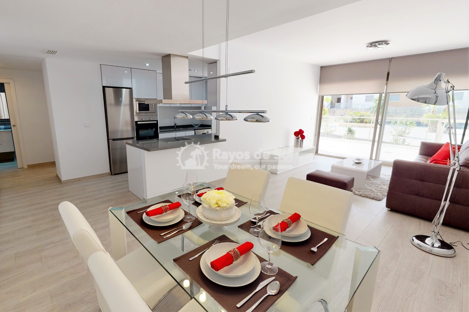 Apartment on the ground floor  in Villamartin, Orihuela Costa, Costa Blanca (VIVGRC3-2B) - 2