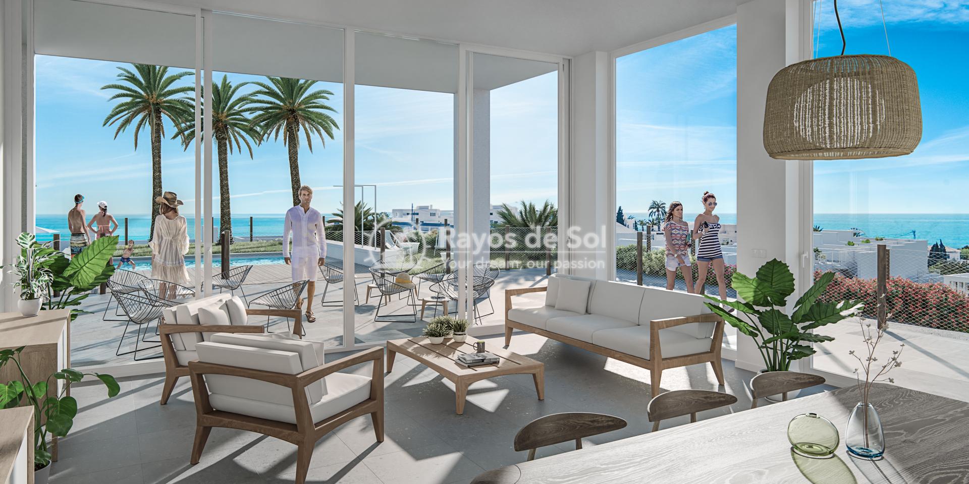Magnificent apartment with seaview  in Villajoyosa, Costa Blanca (VIRGBB3-3B) - 12