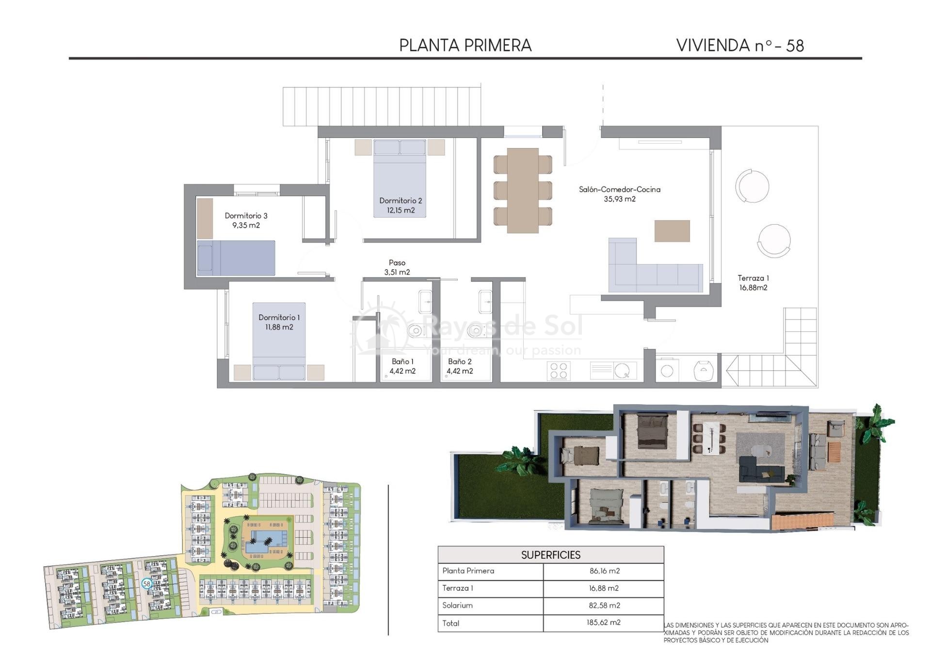 Penthouse  in Finestrat, Benidorm, Costa Blanca (rds-n7127) - 12