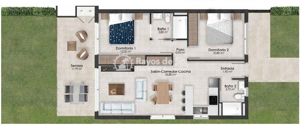 Apartment  in Alhama De Murcia, Costa Cálida (rds-n2775) - 19