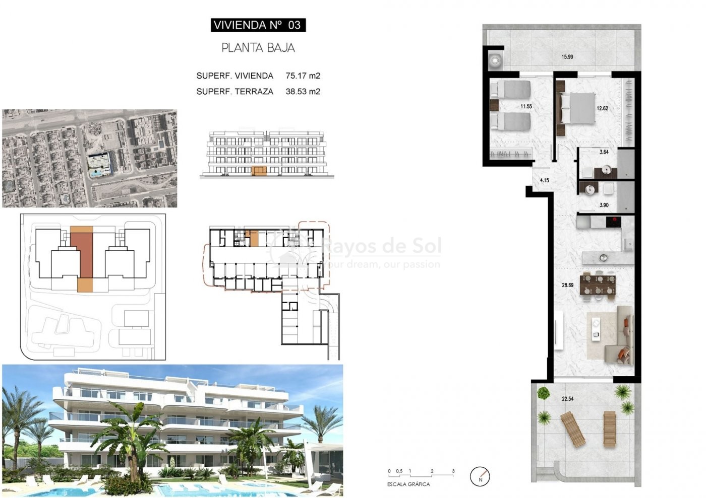 Ground floor apartment  in Cabo Roig, Orihuela Costa, Costa Blanca (rds-n6862) - 23