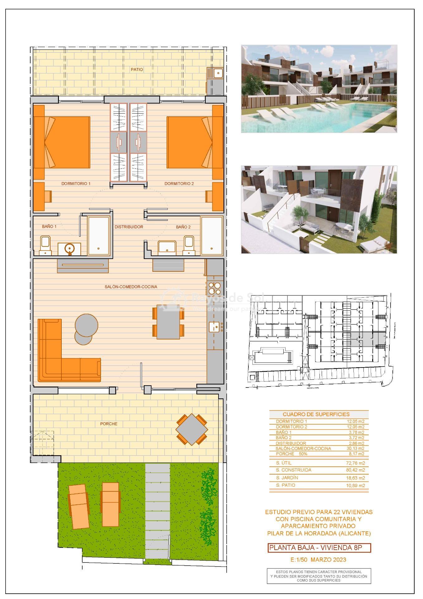 Apartment with garden  in Pilar de la Horadada, Costa Blanca (rds-n7243) - 18