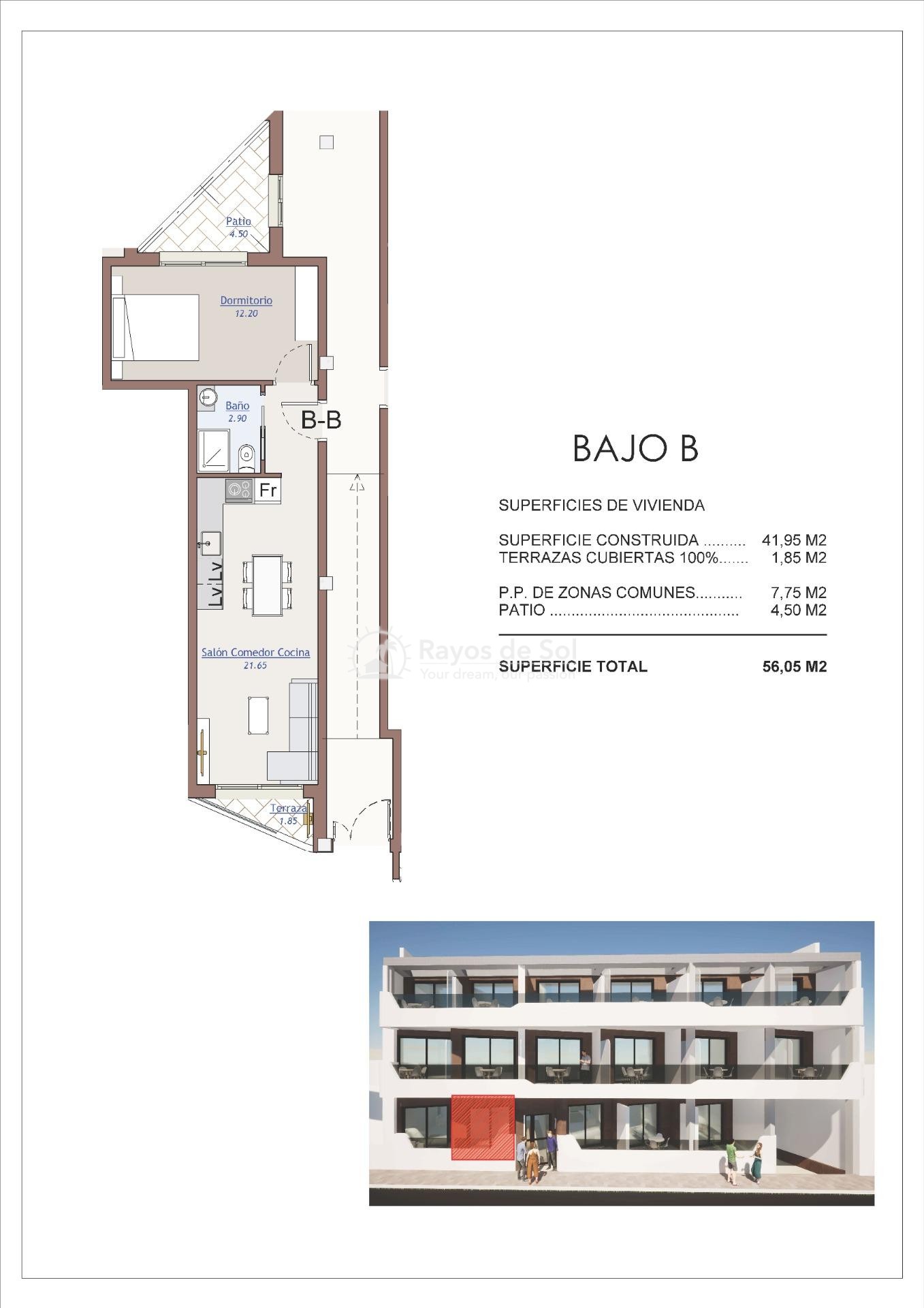Ground floor apartment  in Torrevieja, Costa Blanca (rds-n7330) - 9