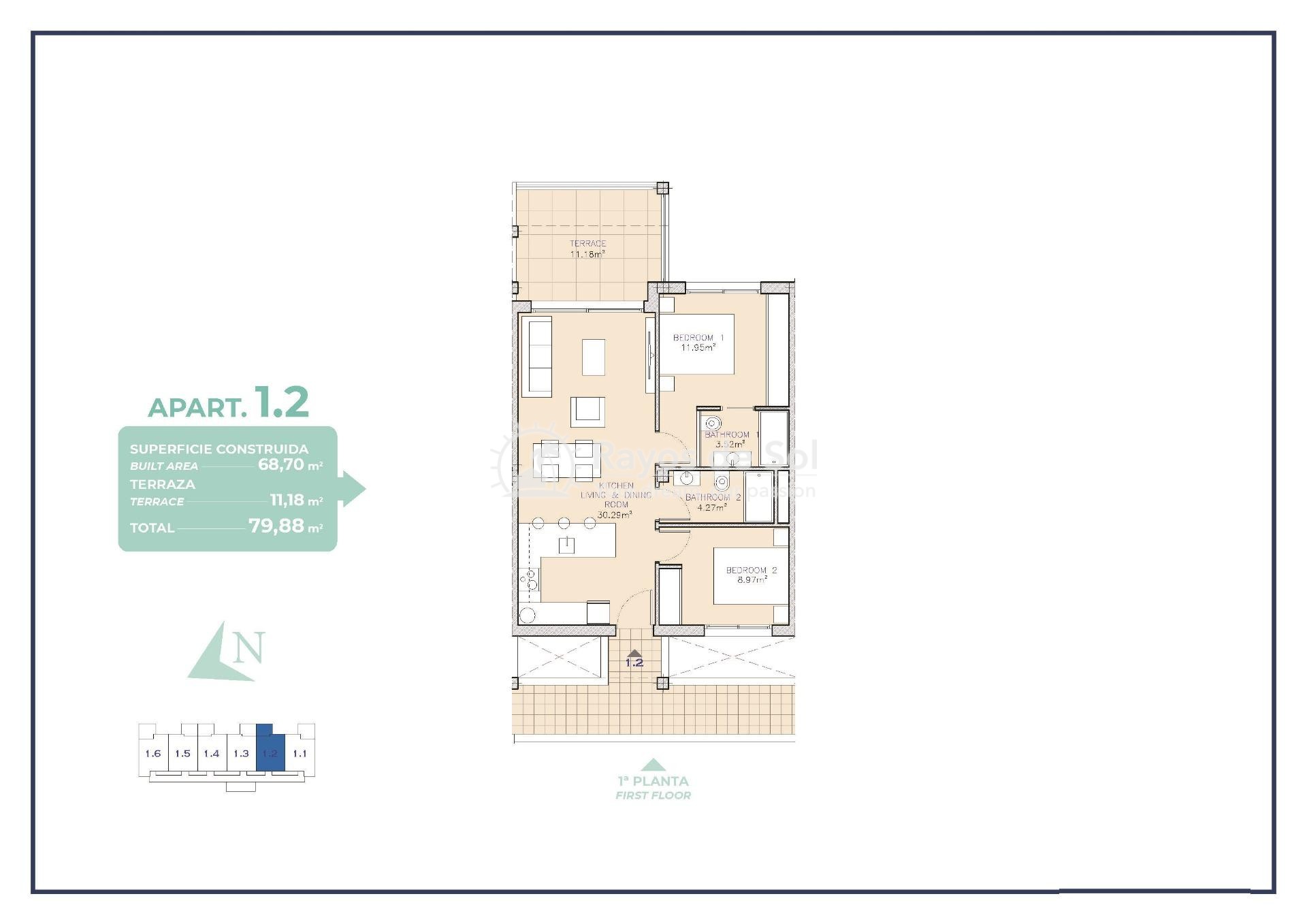 New build apartment  in Los Alcazares, Costa Cálida (rds-n7931) - 13