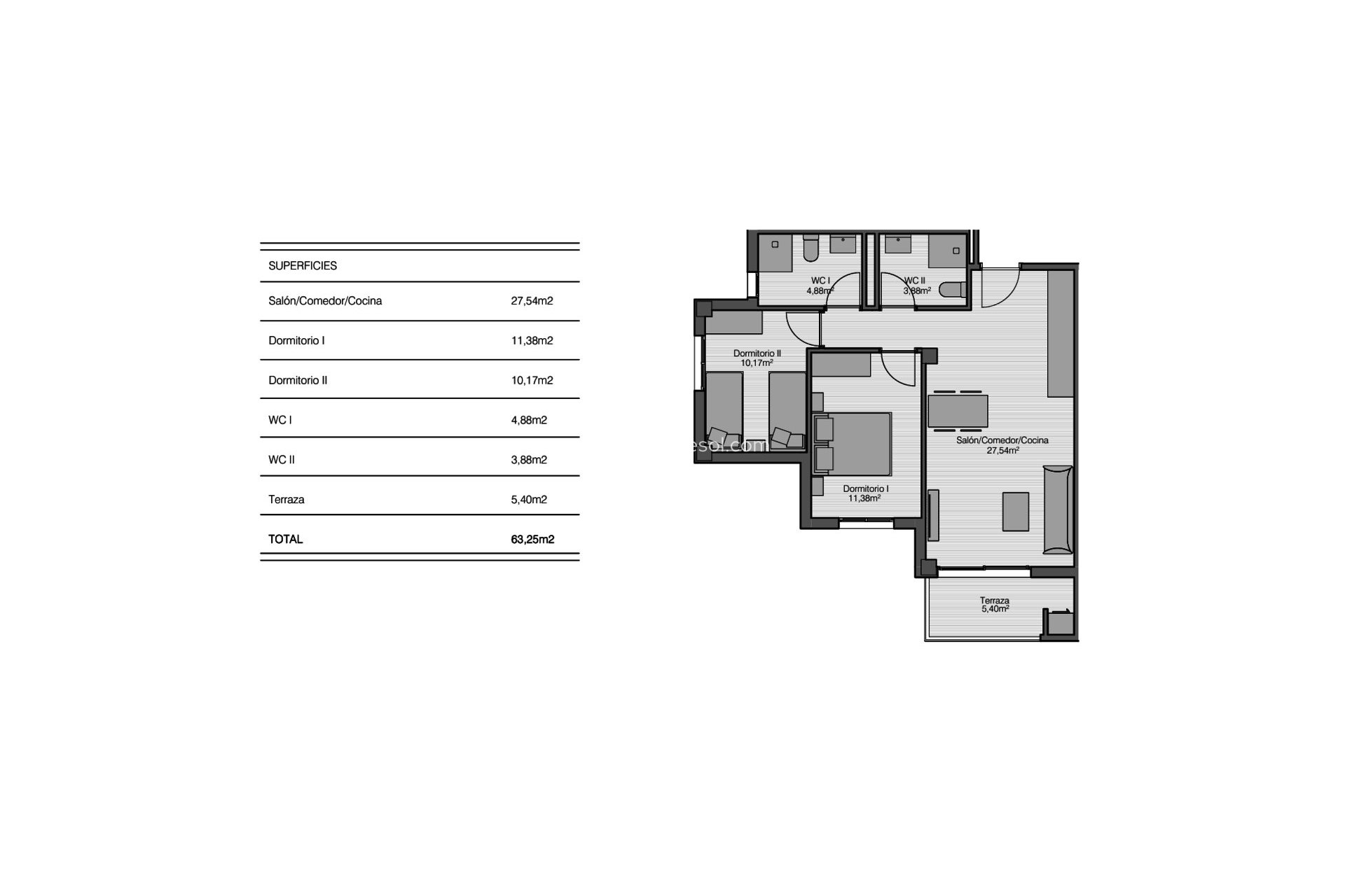Herverkoop - Appartement - San Miguel de Salinas