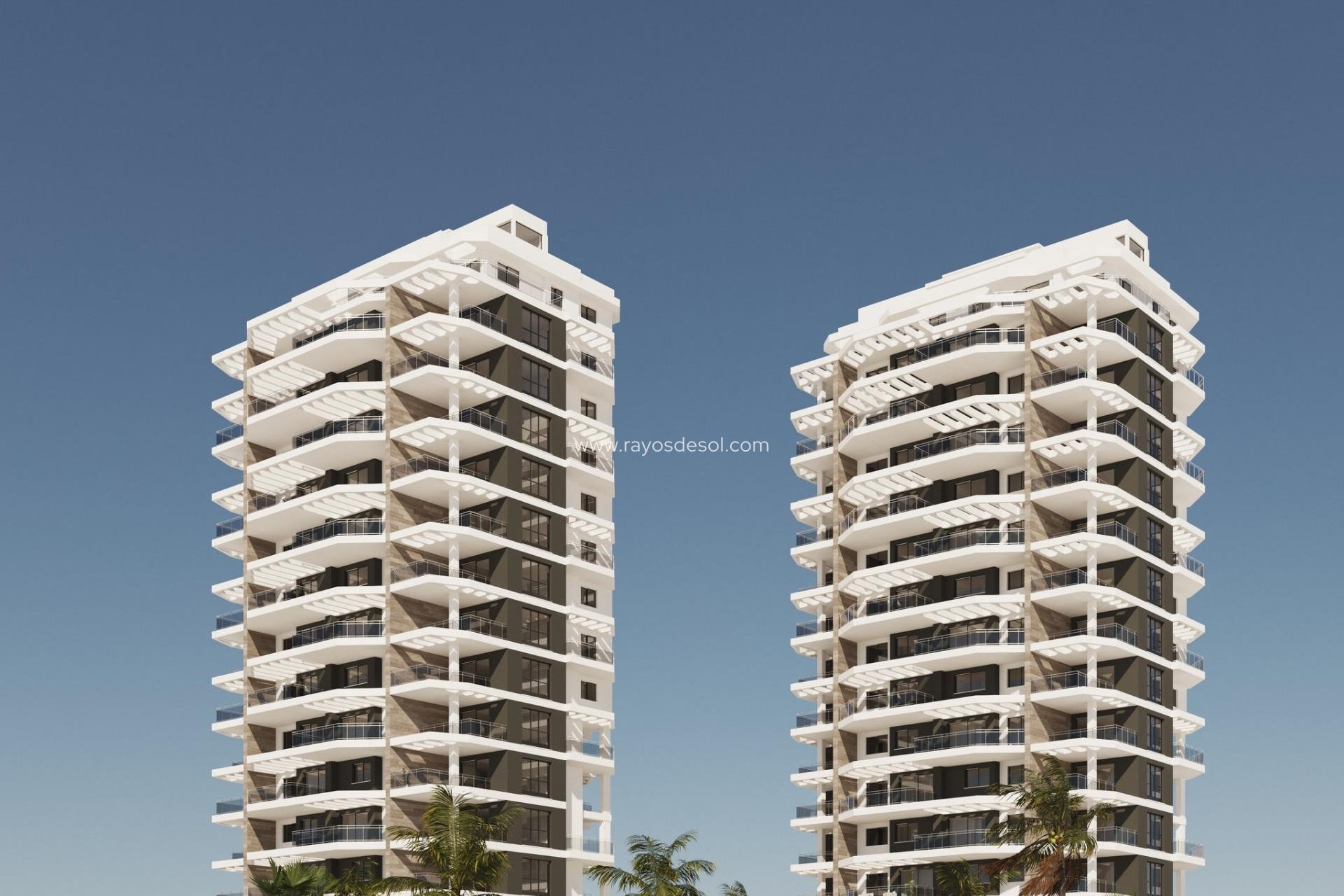 Neue Gebäude - Appartement - Calpe - Playa Arenal