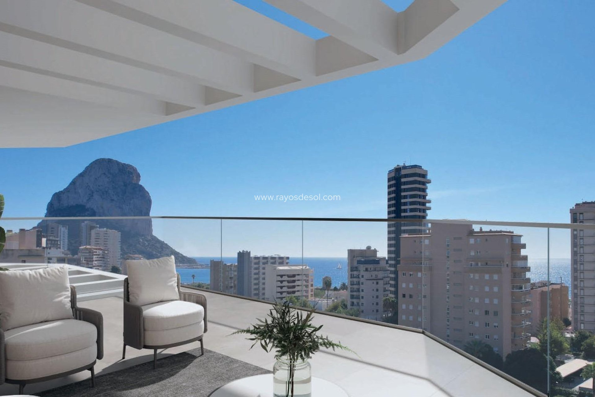 Neue Gebäude - Appartement - Calpe - Playa Cantal Roig