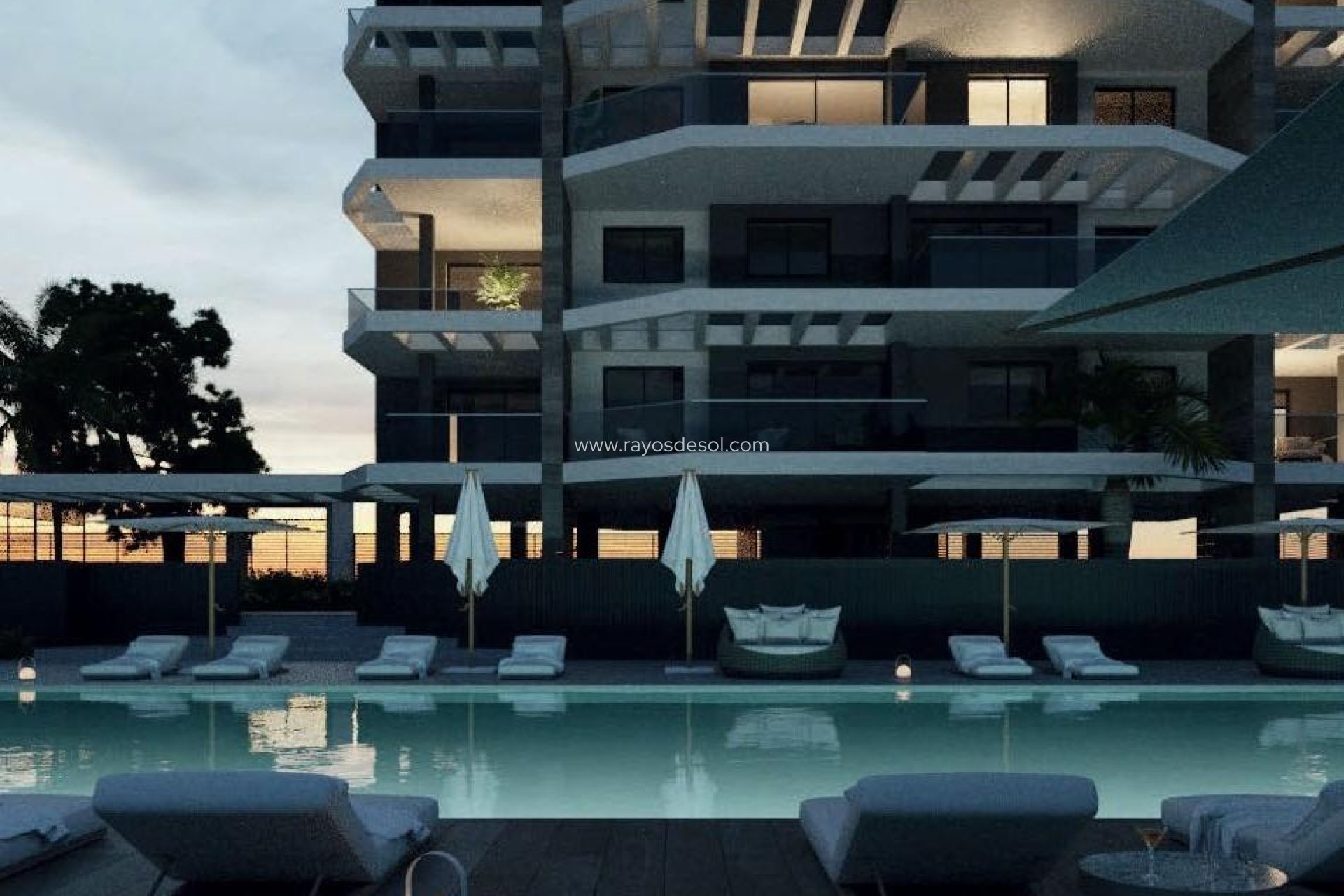 Neue Gebäude - Appartement - Calpe - Playa Cantal Roig