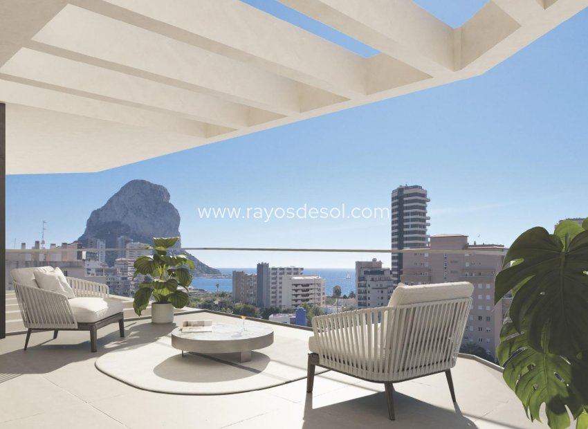 Neue Gebäude - Appartement - Calpe - Playa Cantal Roig