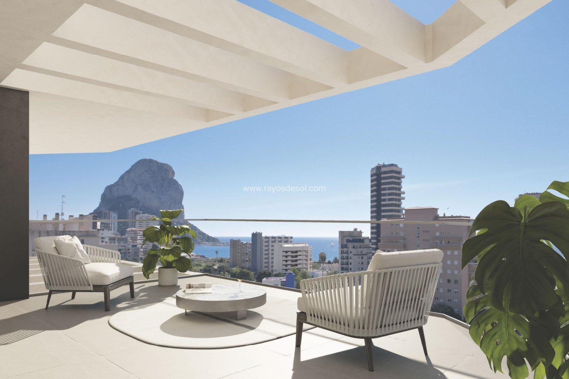 Neue Gebäude - Appartement - Calpe - Playa Cantal Roig