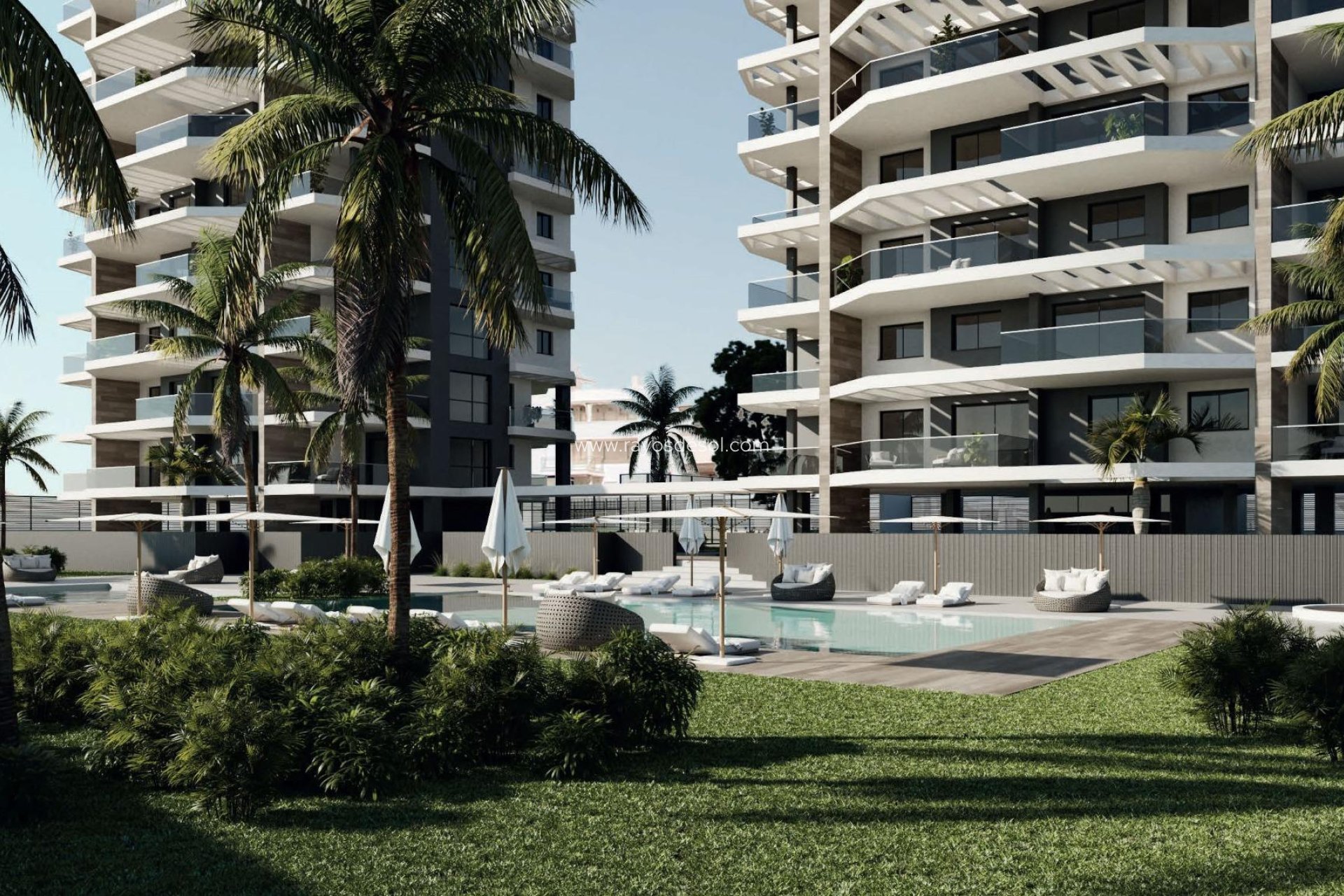 Neue Gebäude - Appartement - Calpe - Playa Cantal Roig