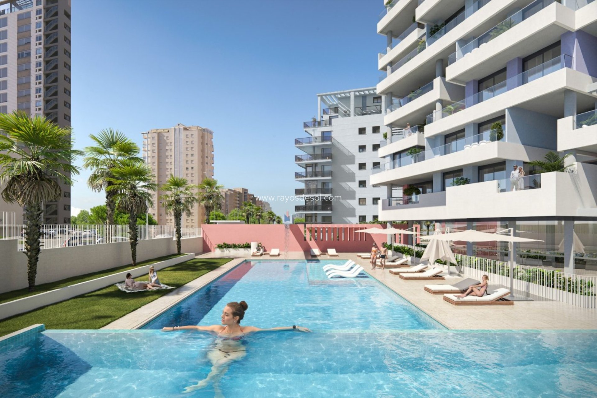 Neue Gebäude - Appartement - Calpe - Playa del Bol