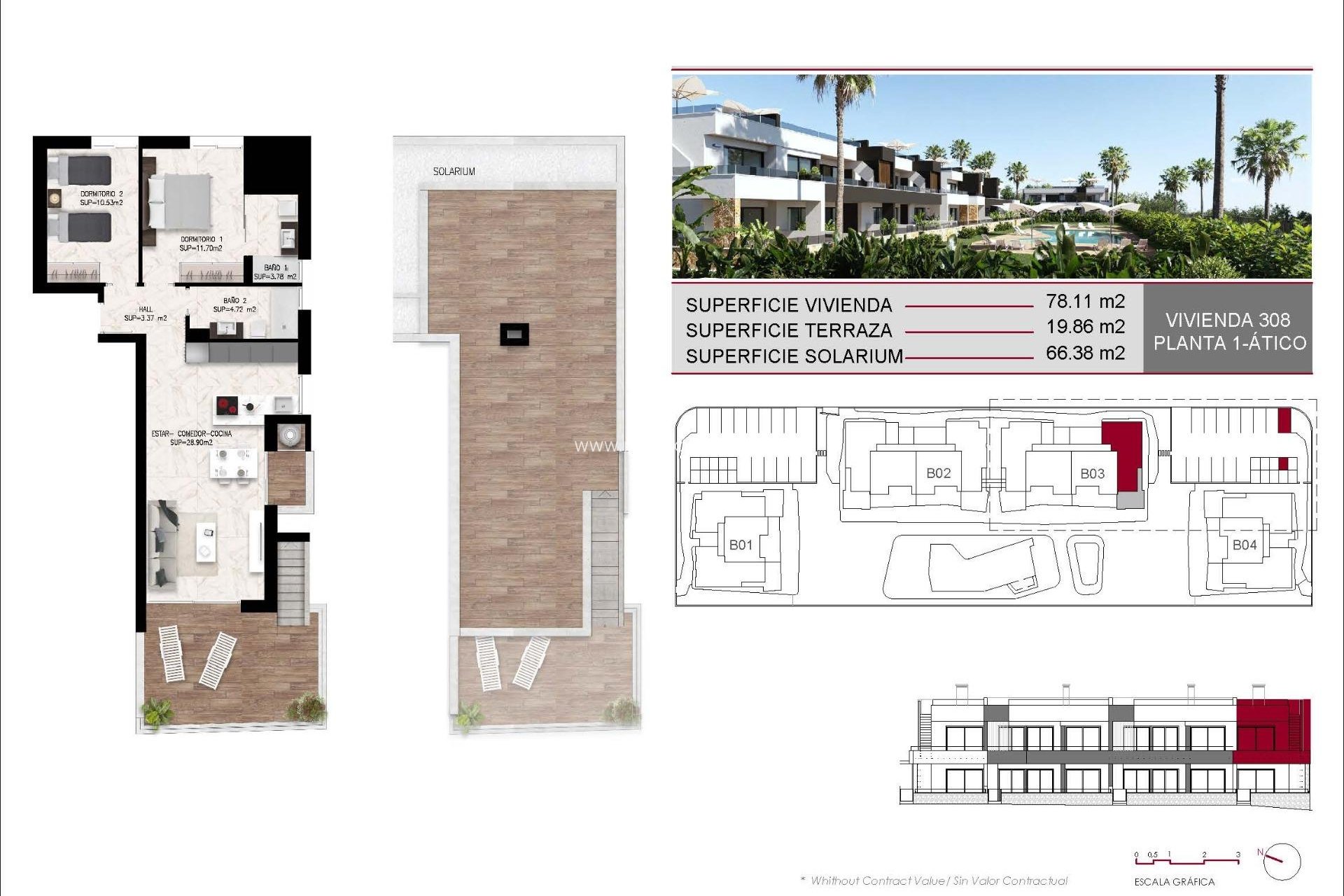 Neue Gebäude - Appartement - Ciudad Quesada/Rojales - Lo Marabú