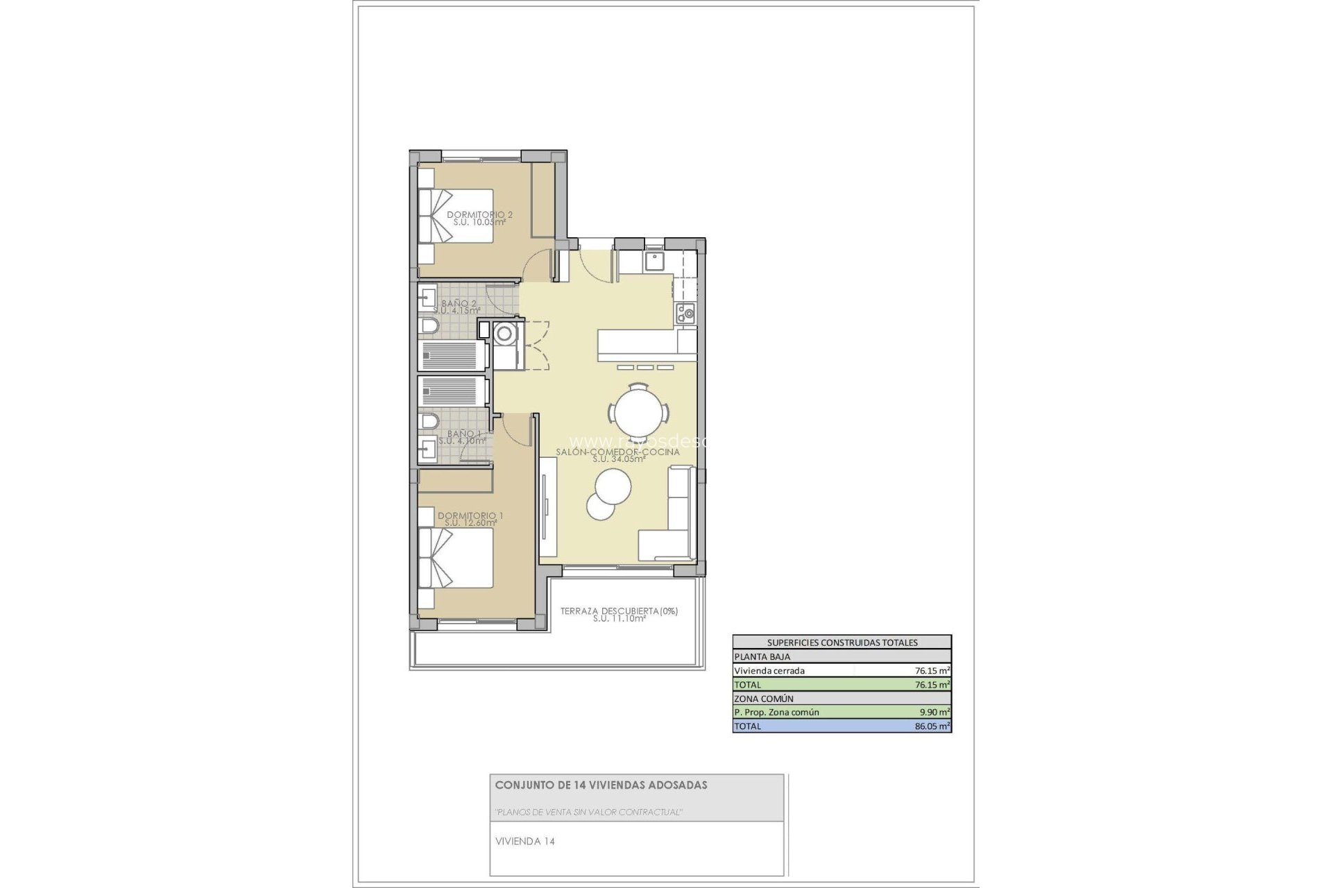 Neue Gebäude - Appartement - Ciudad Quesada/Rojales - Pueblo