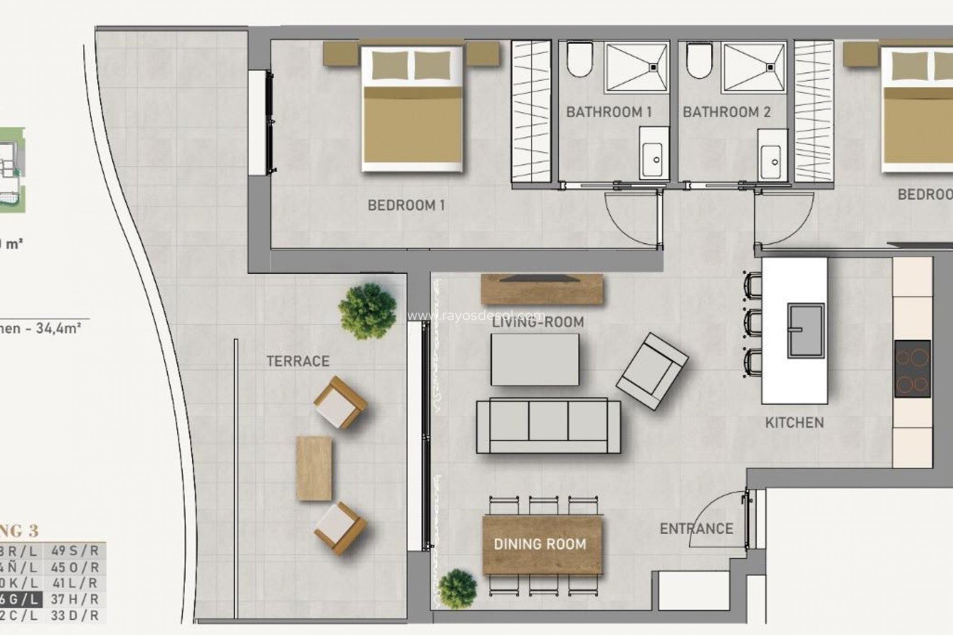 Neue Gebäude - Appartement - Guardamar del Segura - El Raso