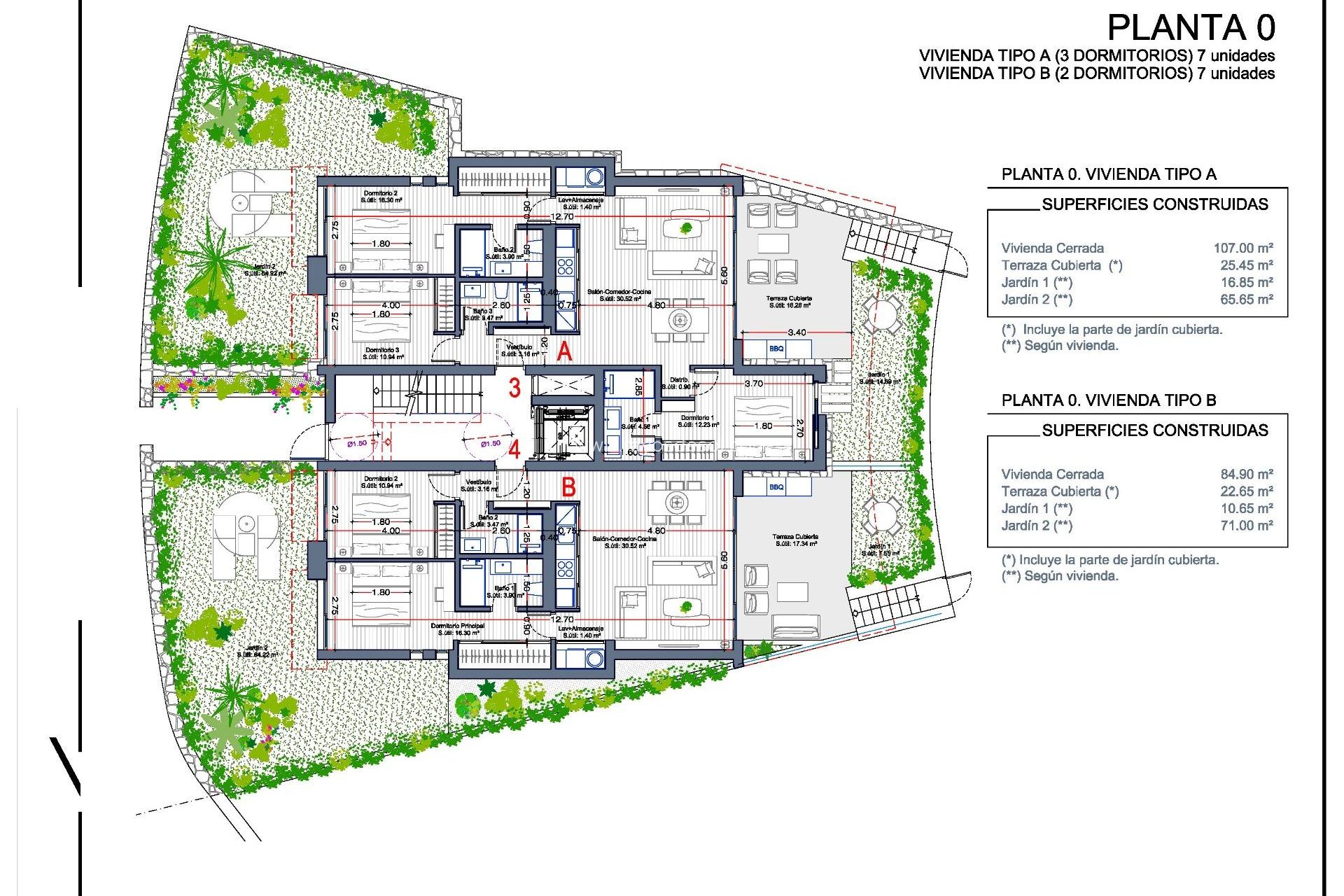 Neue Gebäude - Appartement - La Manga Club - Las Orquídeas