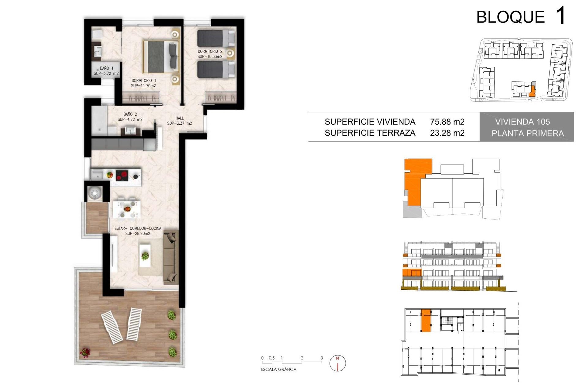 Neue Gebäude - Appartement - Orihuela Costa - Los Altos