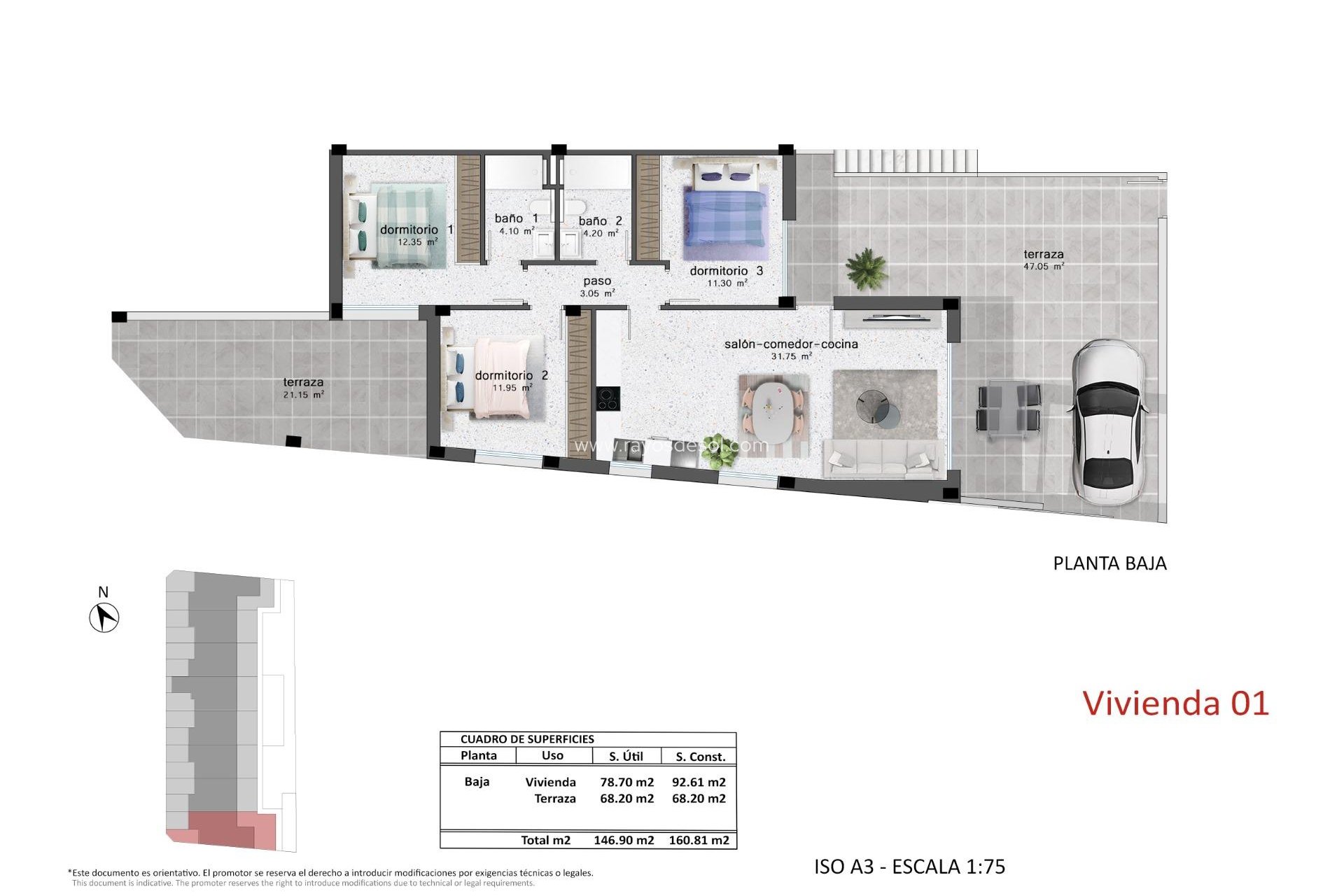 Neue Gebäude - Appartement - Pilar de la Horadada - Polígono Industrial Zona Raimundo Bened