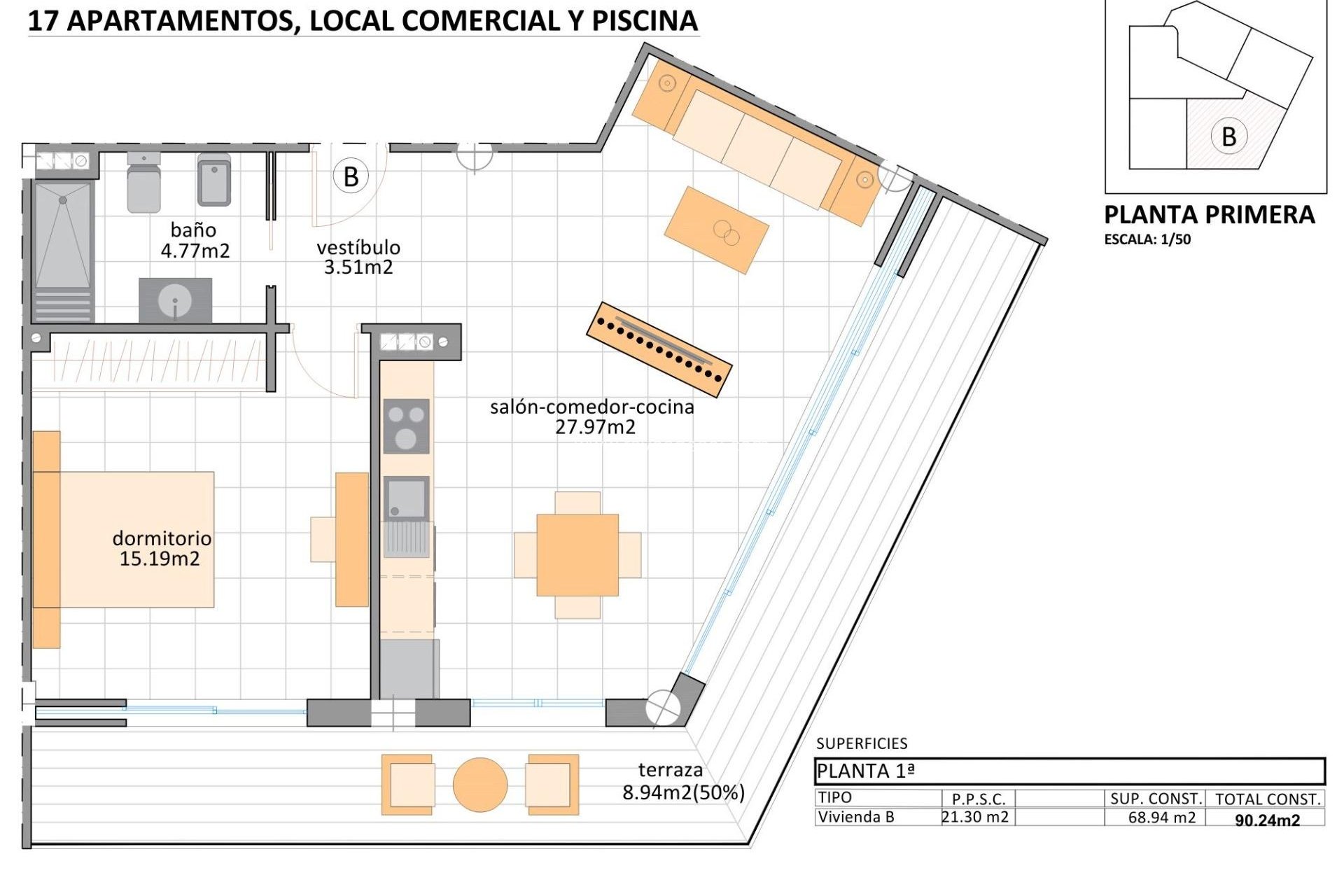 Neue Gebäude - Appartement - San Pedro del Pinatar - Lo Pagan