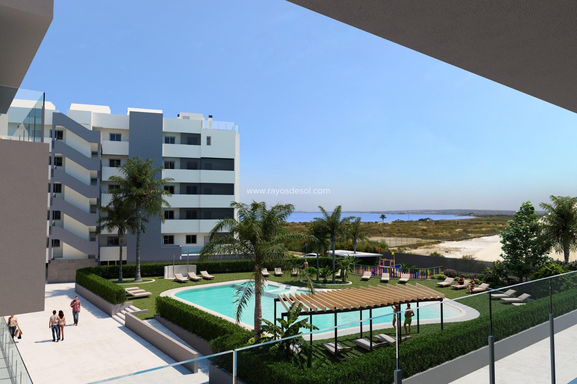Neue Gebäude - Appartement - Santa Pola - Playa Tamarit