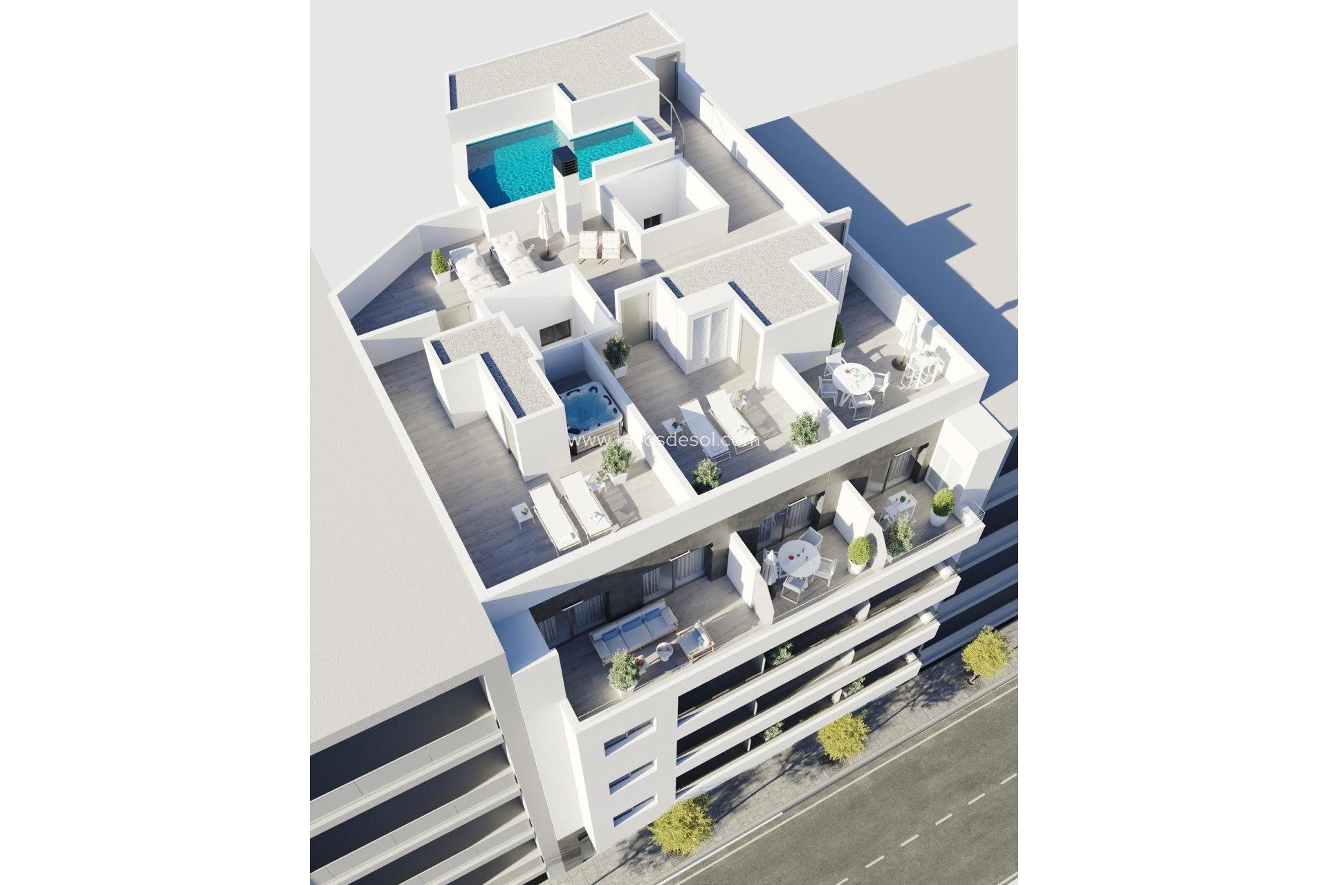 Neue Gebäude - Appartement - Torrevieja - Centro