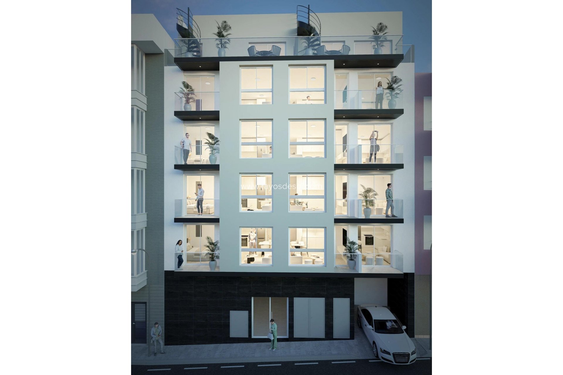 Neue Gebäude - Appartement - Torrevieja - Centro