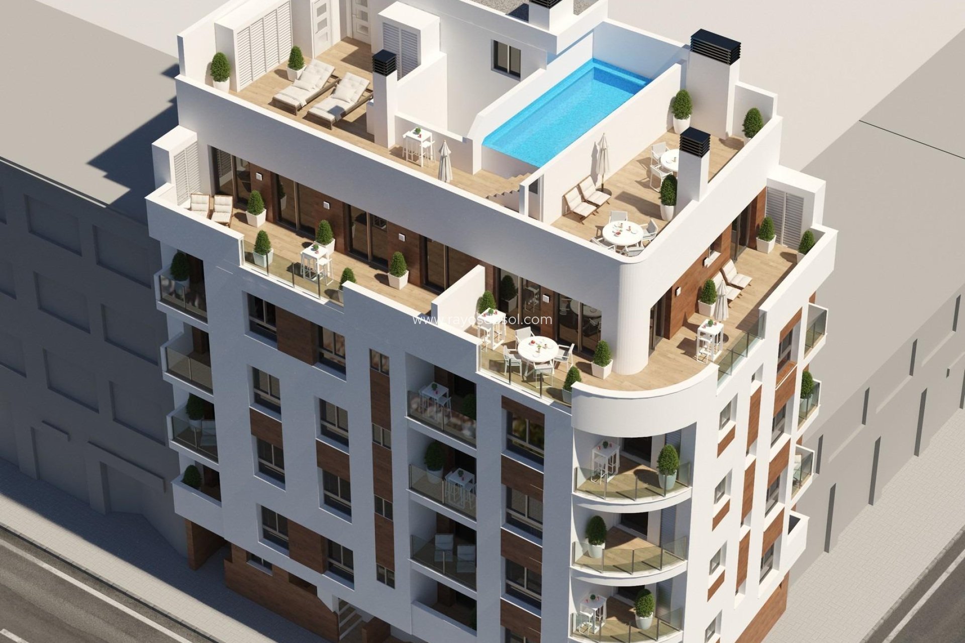 Neue Gebäude - Appartement - Torrevieja - Centro