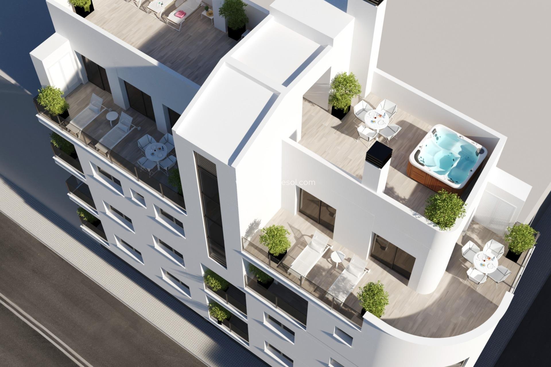 Neue Gebäude - Appartement - Torrevieja - Centro