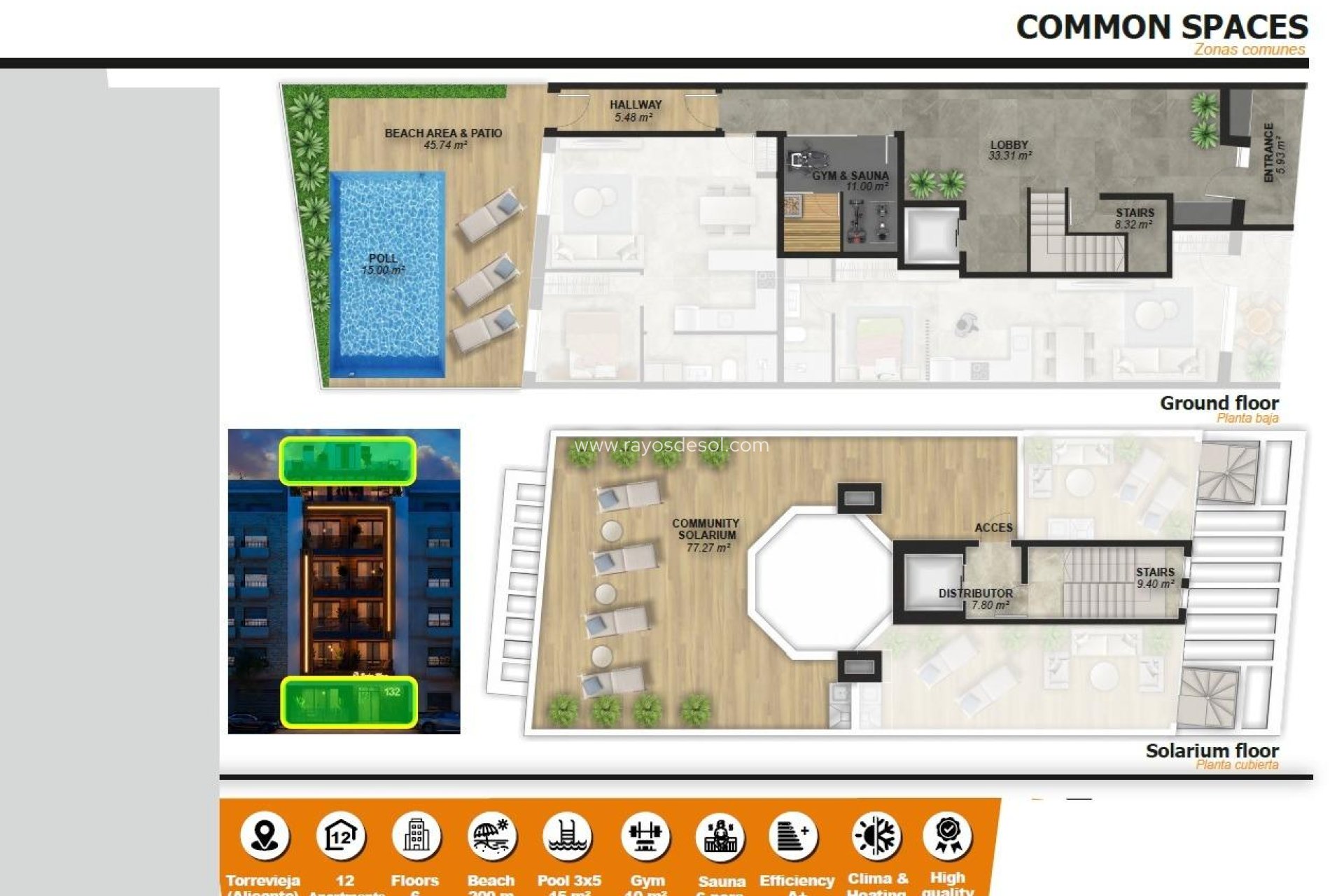 Neue Gebäude - Appartement - Torrevieja - Playa de El Cura