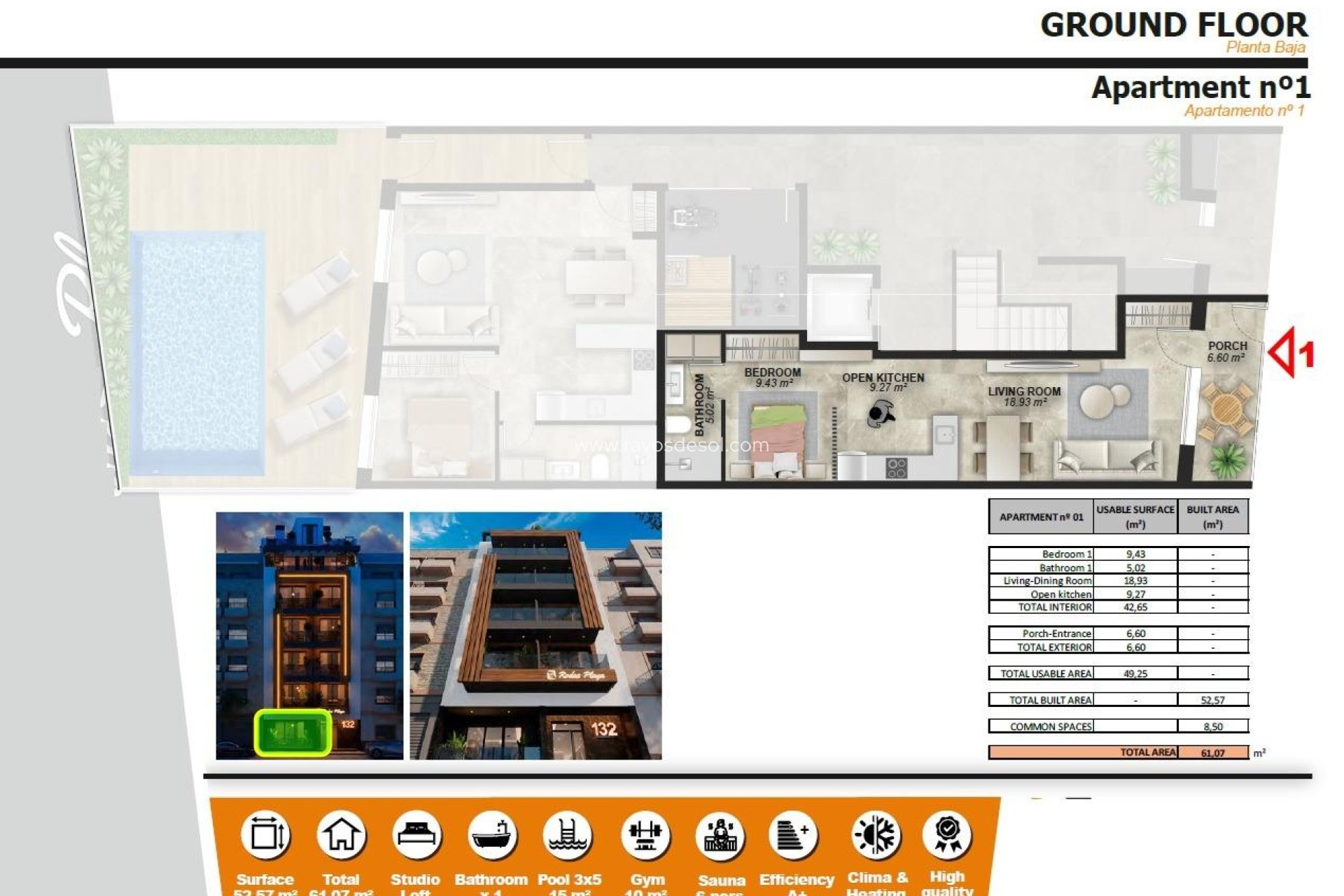 Neue Gebäude - Appartement - Torrevieja - Playa de El Cura