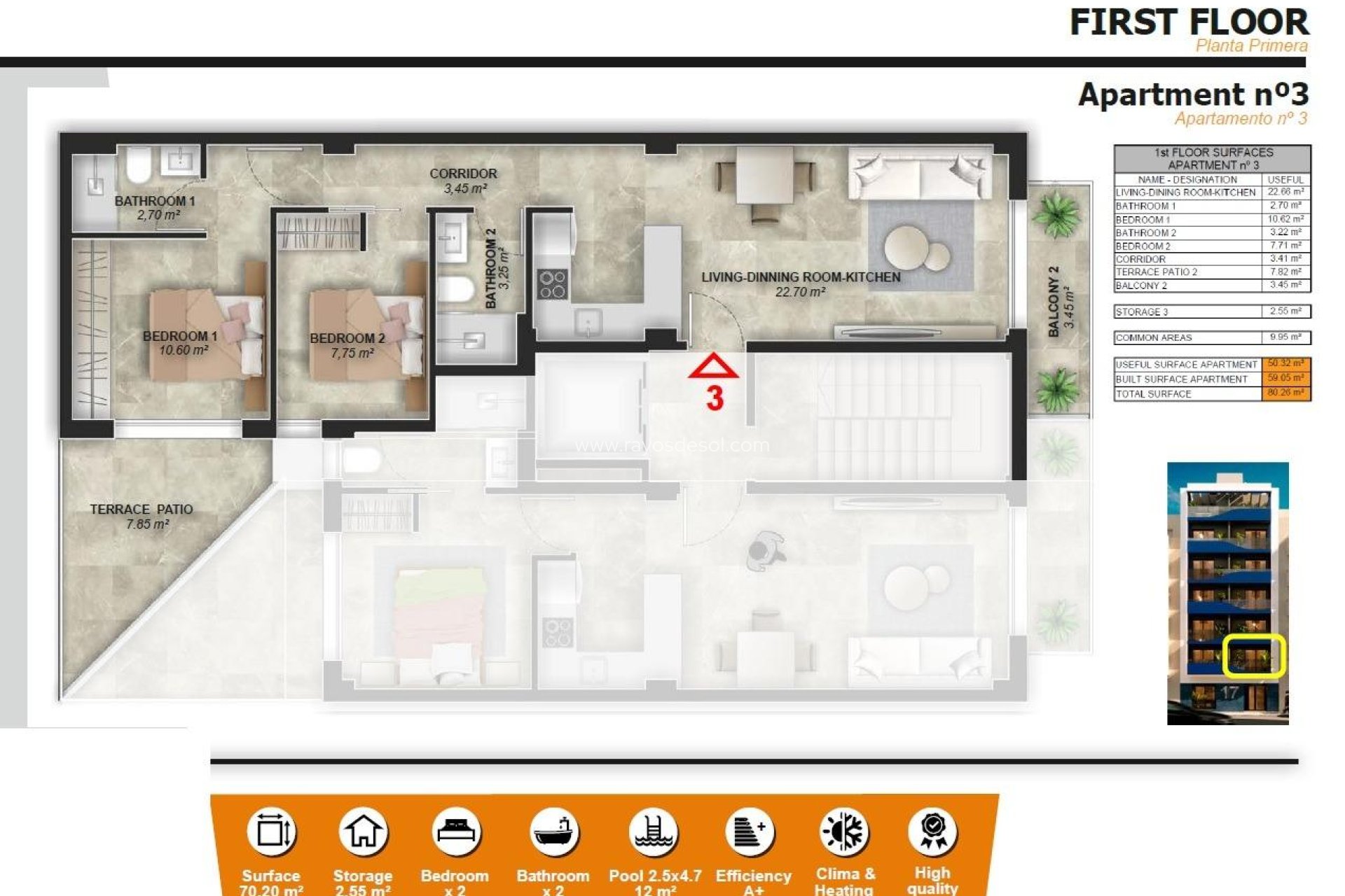 Neue Gebäude - Appartement - Torrevieja - Playa del Acequión