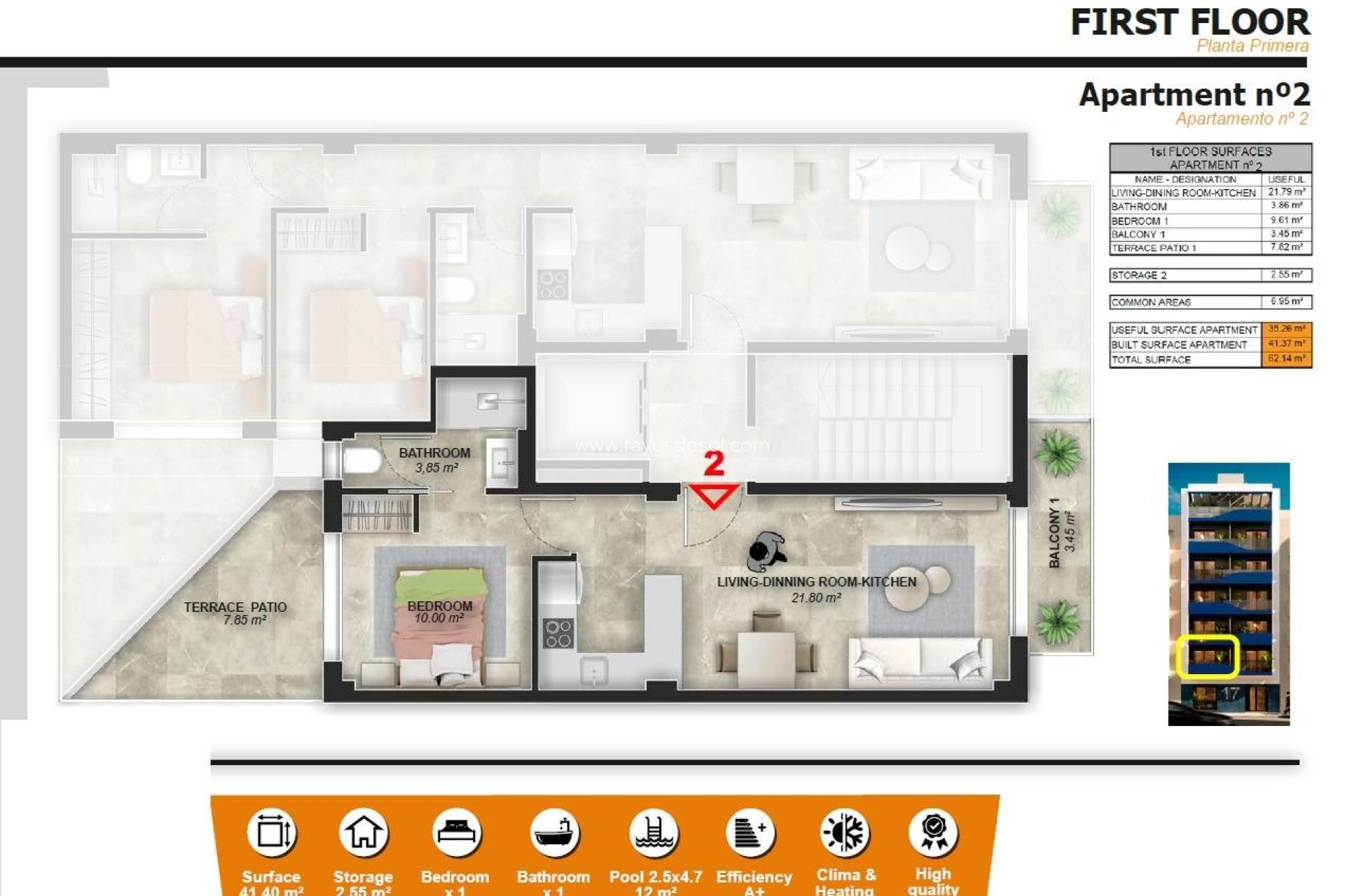 Neue Gebäude - Appartement - Torrevieja - Playa del Acequión