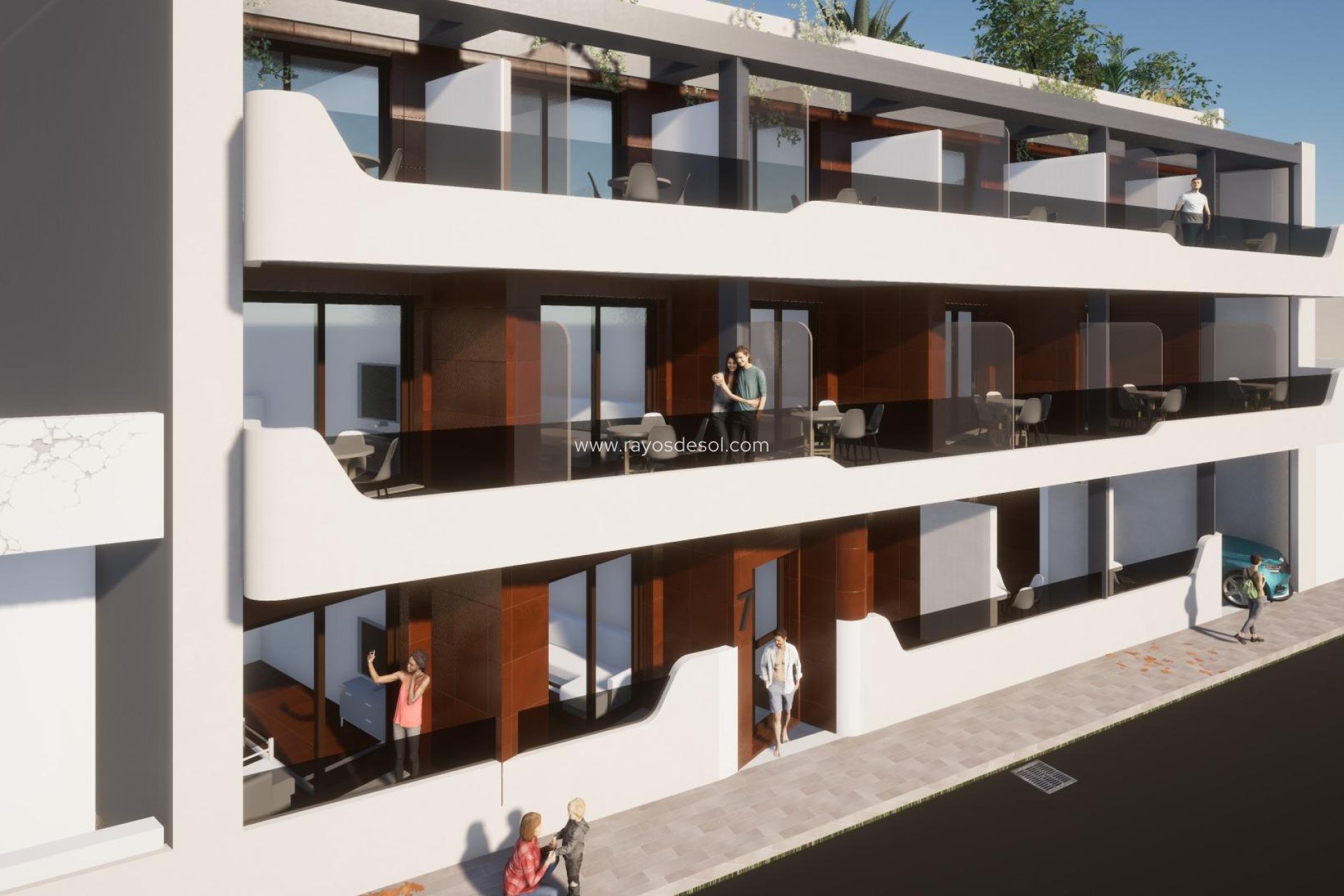 Neue Gebäude - Appartement - Torrevieja - Playa del Cura