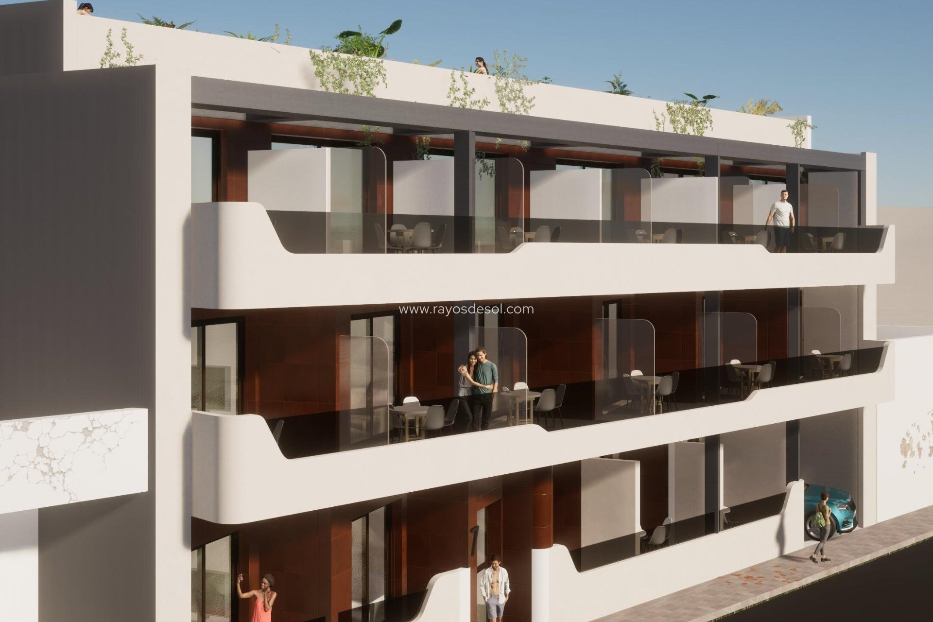 Neue Gebäude - Appartement - Torrevieja - Playa del Cura