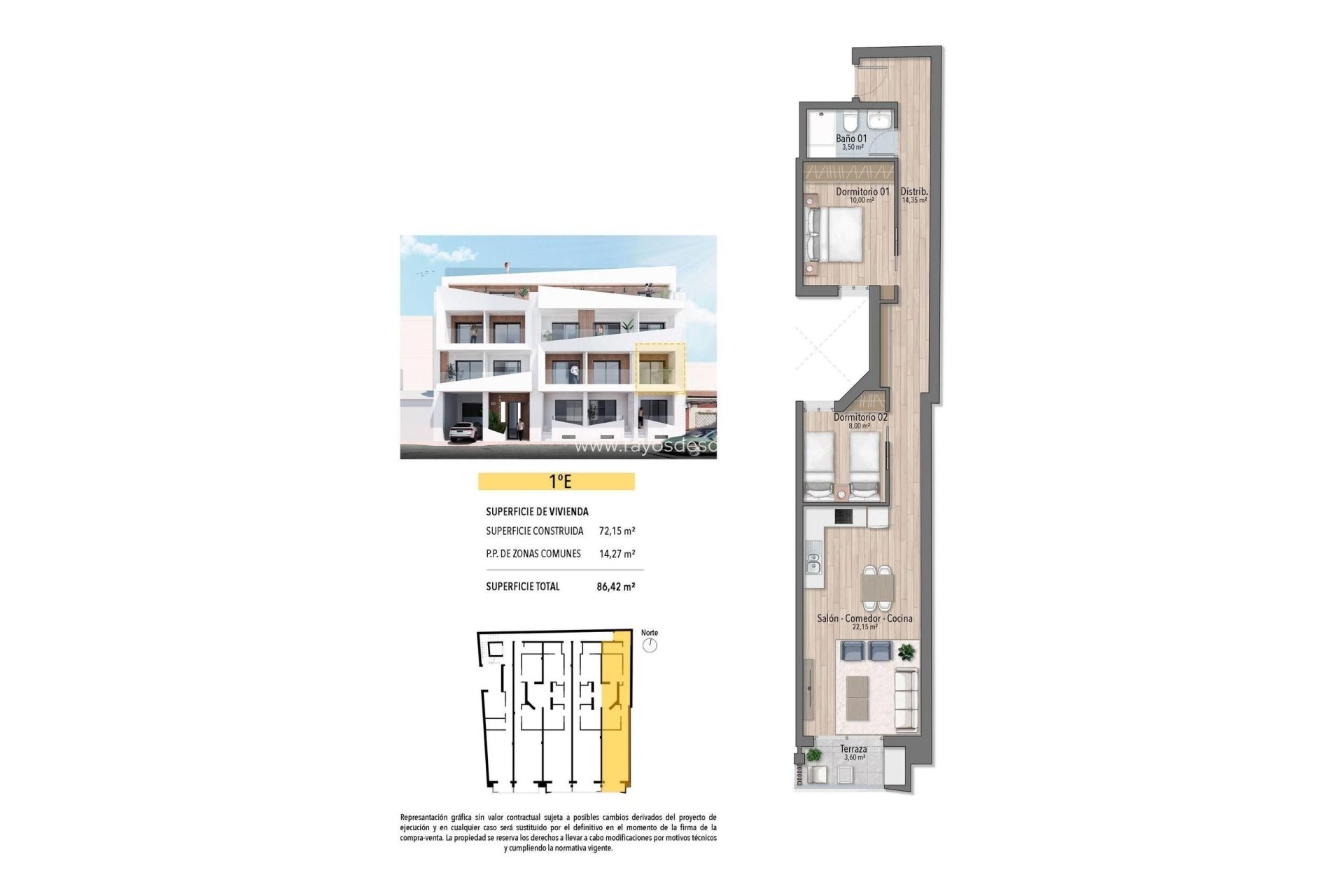 Neue Gebäude - Appartement - Torrevieja - Playa del Cura