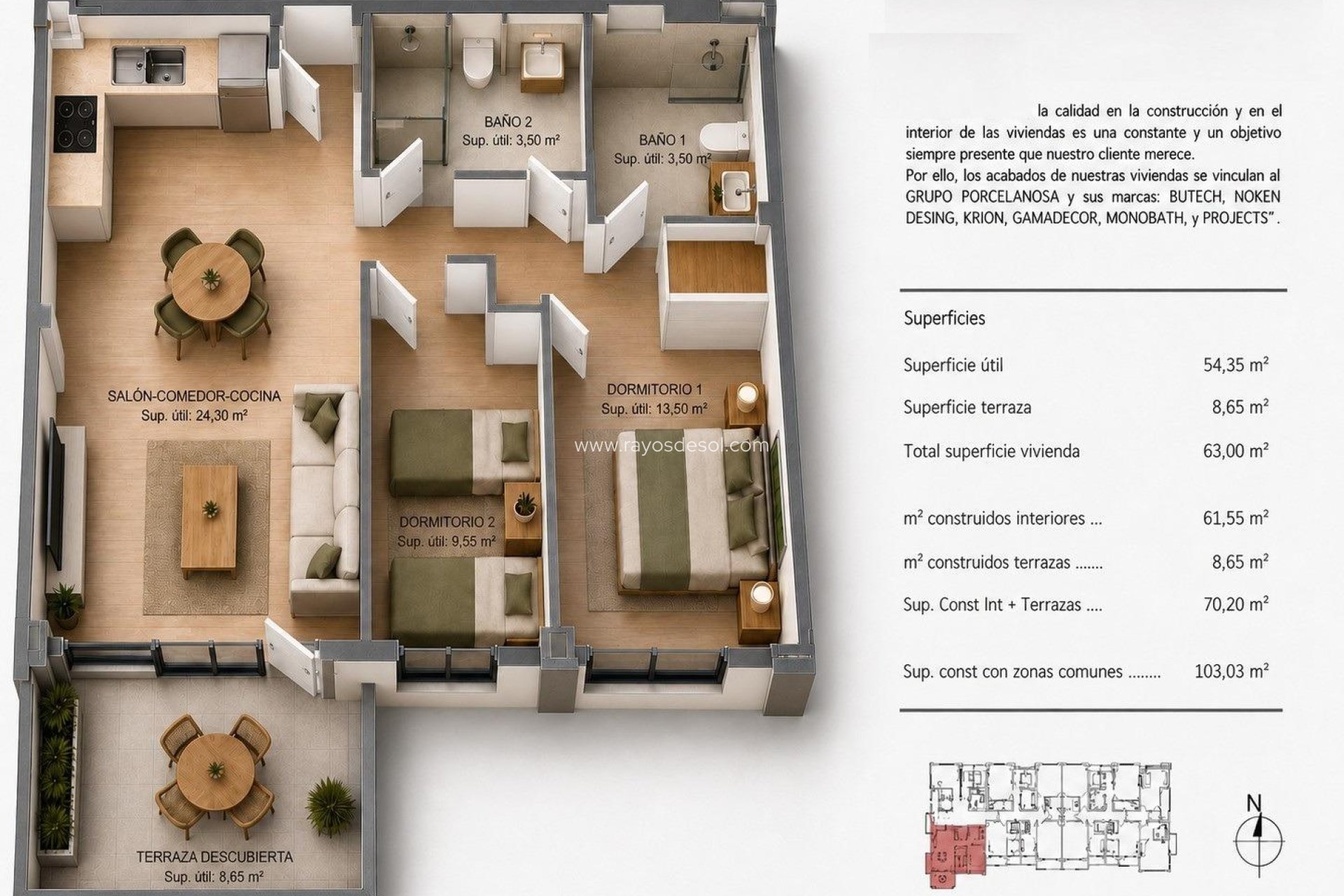 Neue Gebäude - Appartement - Villajoyosa - Cala de Finestrat