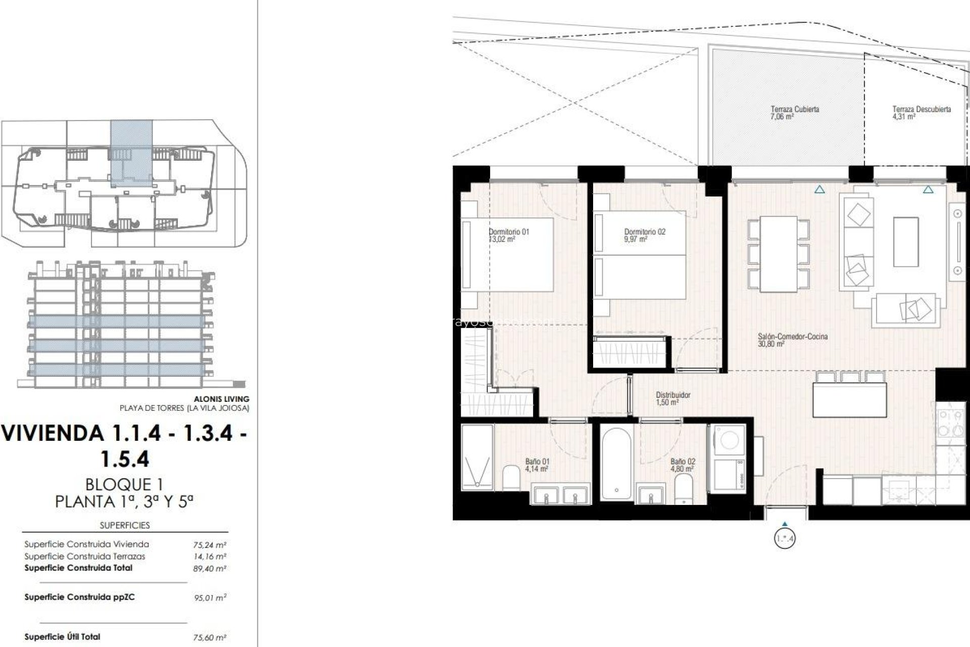 Neue Gebäude - Appartement - Villajoyosa - Playa del Torres