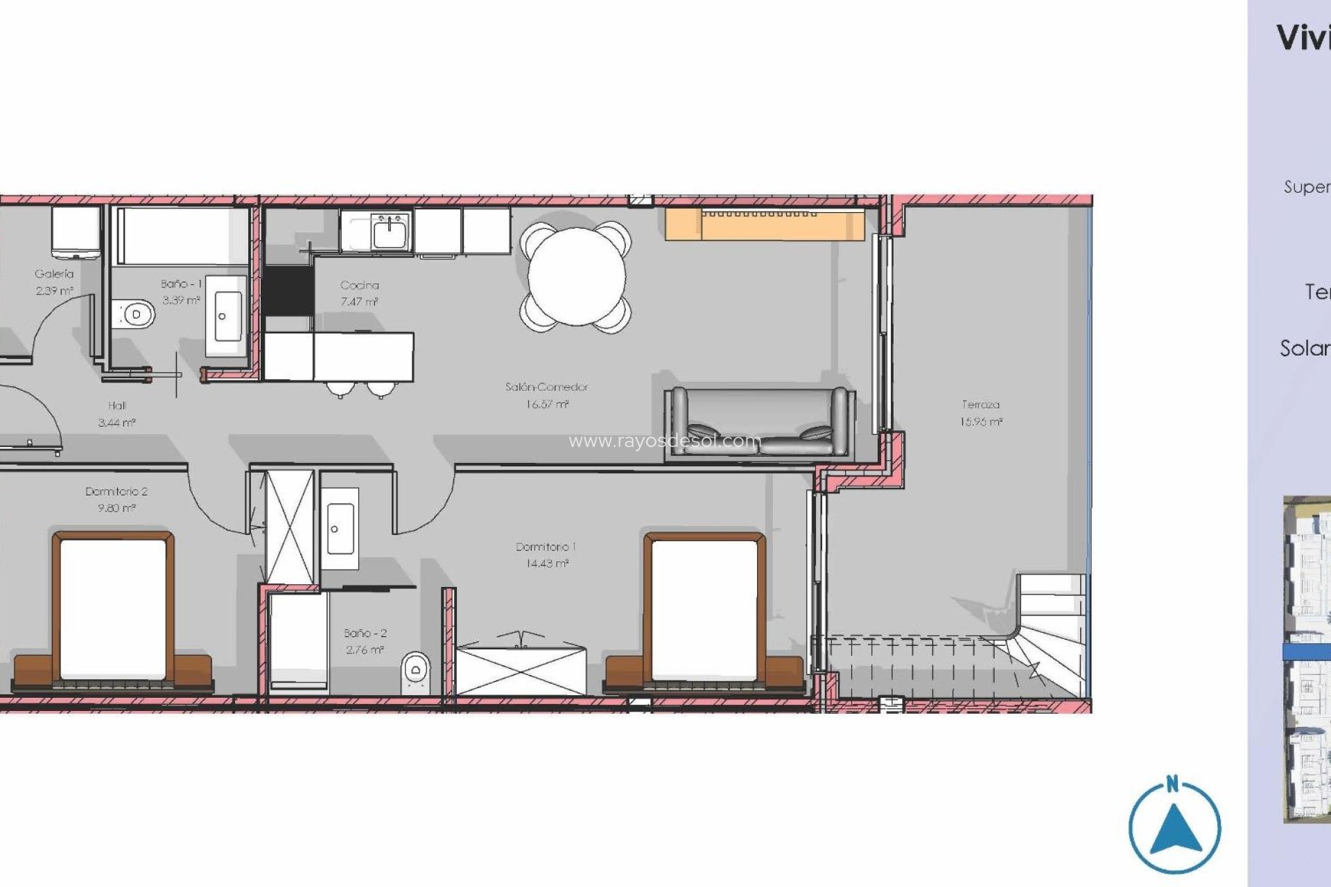 Neue Gebäude - Penthouse - Guardamar del Segura - El Raso