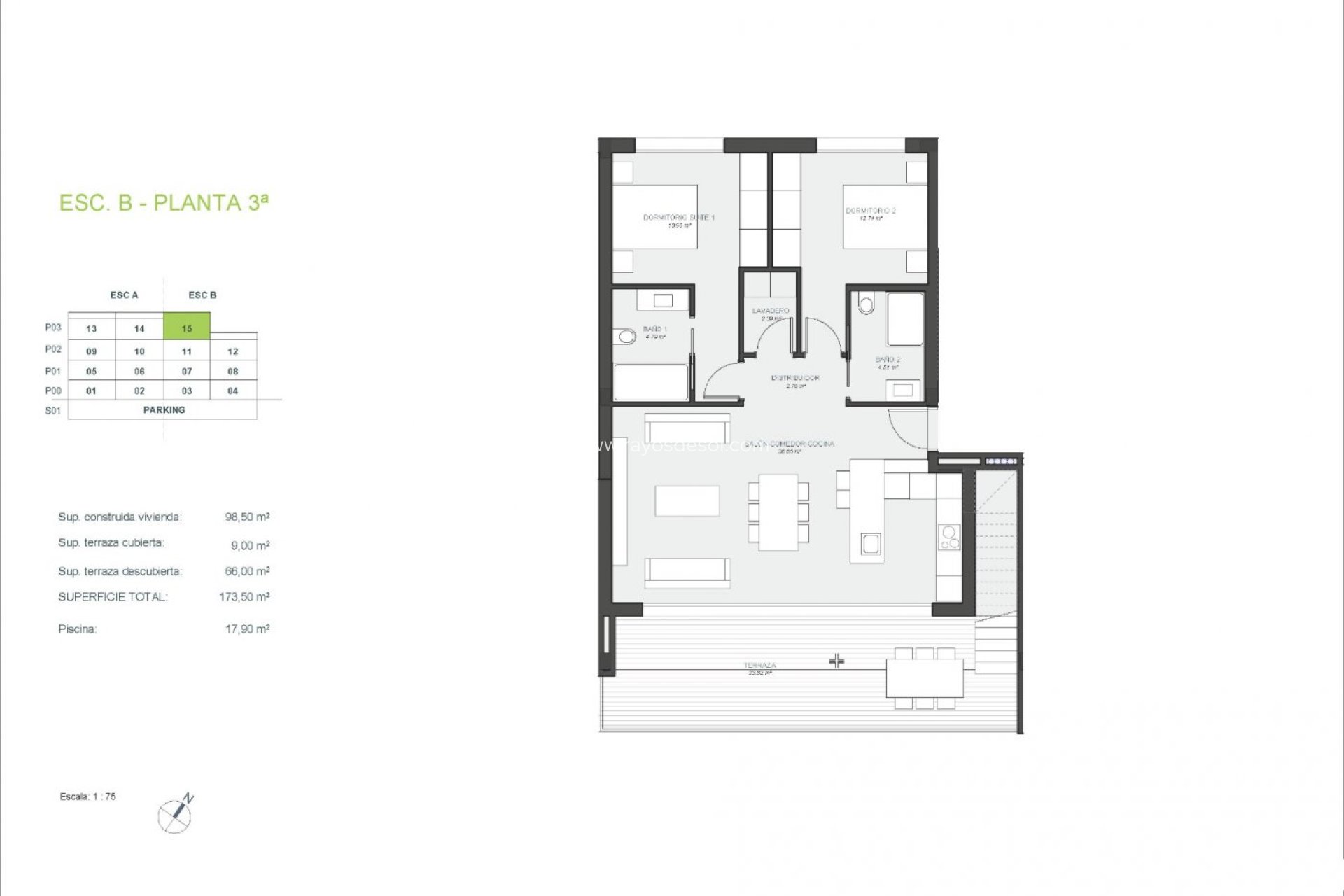 Neue Gebäude - Penthouse - Orihuela - Las Colinas Golf