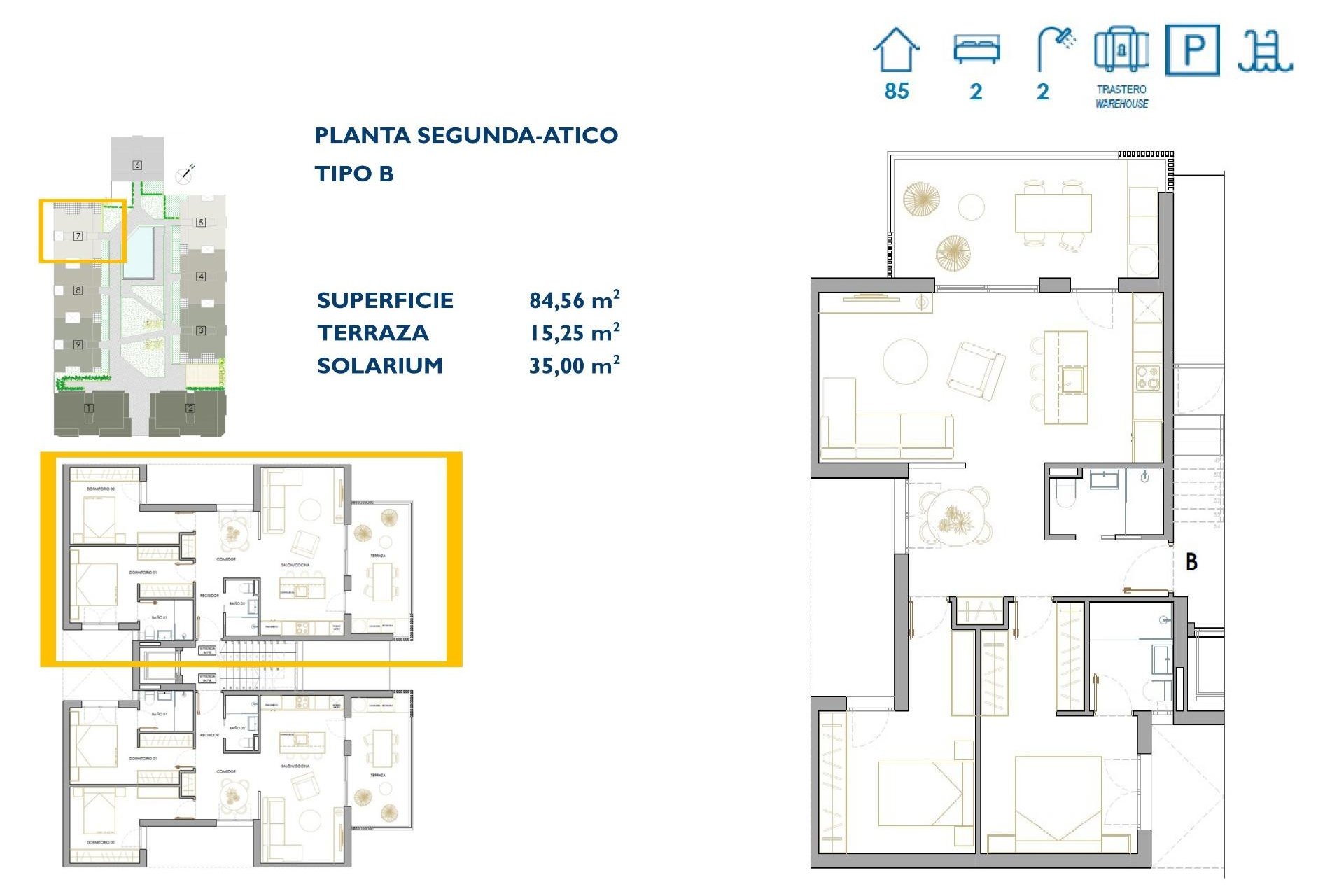 Neue Gebäude - Penthouse - San Pedro del Pinatar - Pueblo