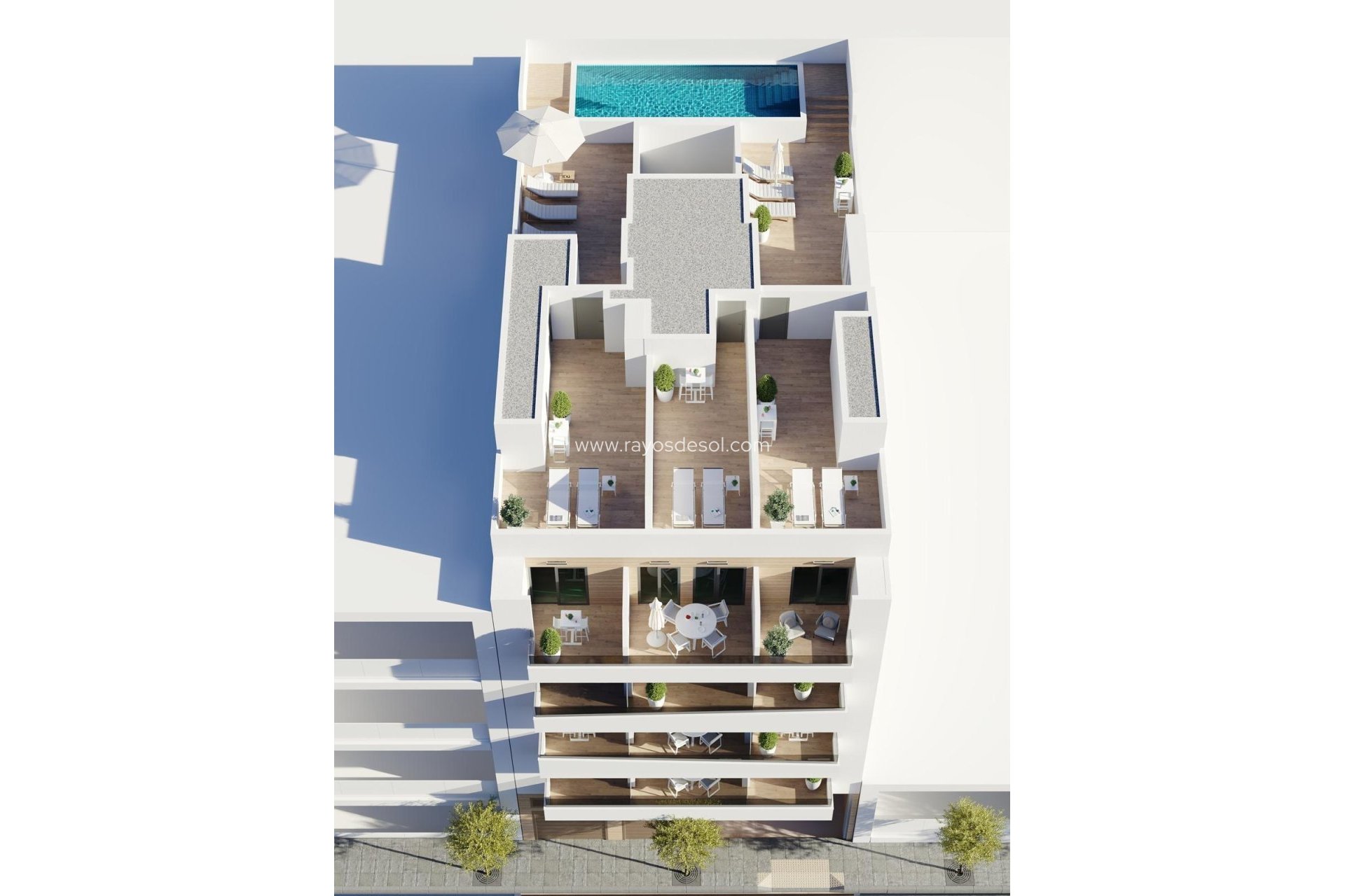Neue Gebäude - Penthouse - Torrevieja - Centro