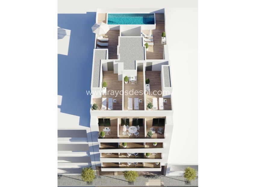 Neue Gebäude - Penthouse - Torrevieja - Centro