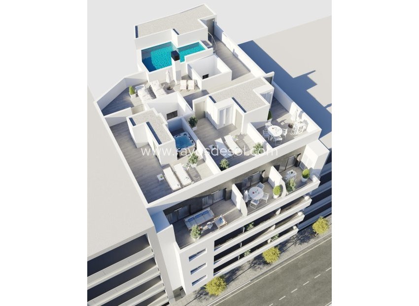 Neue Gebäude - Penthouse - Torrevieja - Centro
