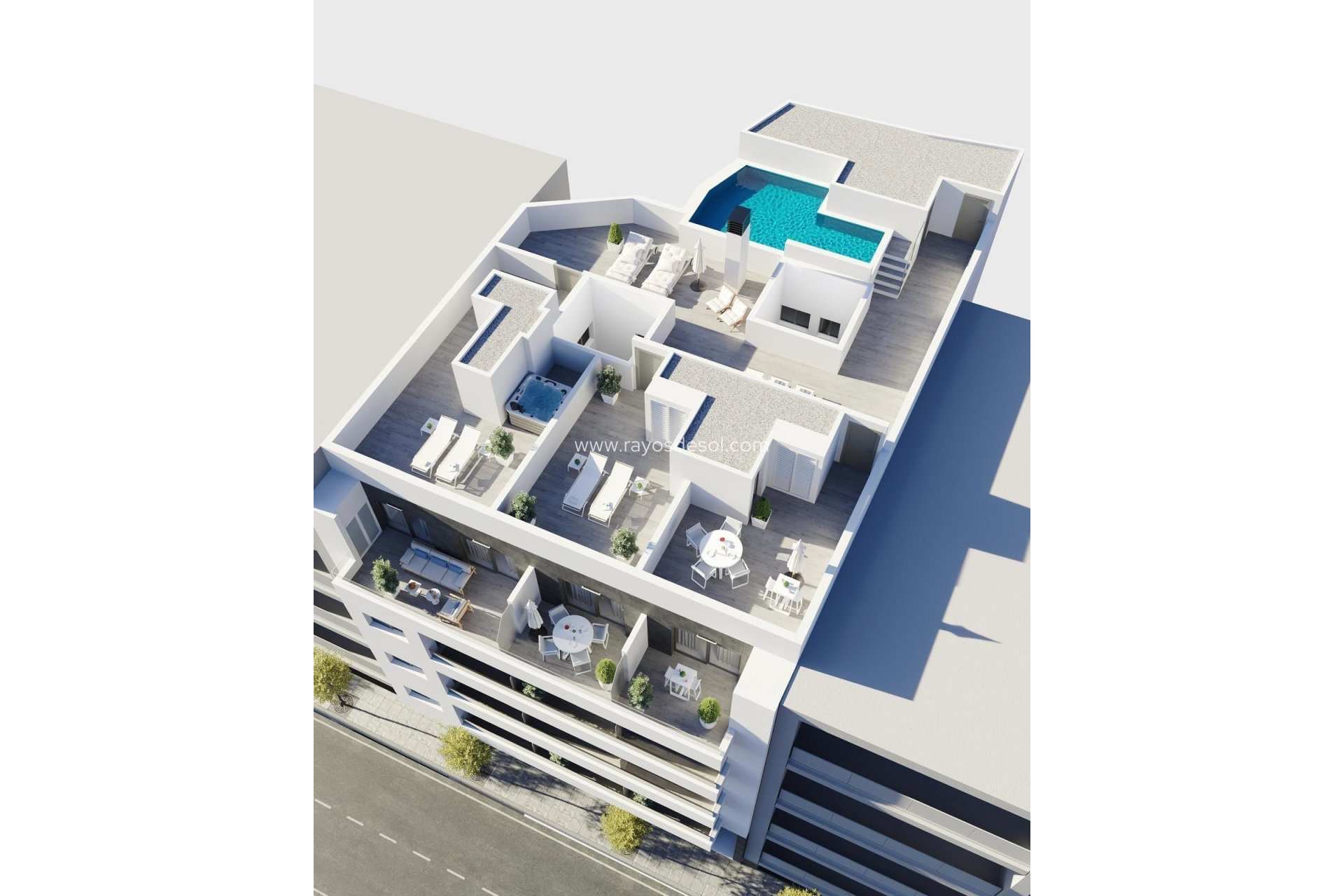 Neue Gebäude - Penthouse - Torrevieja - Centro