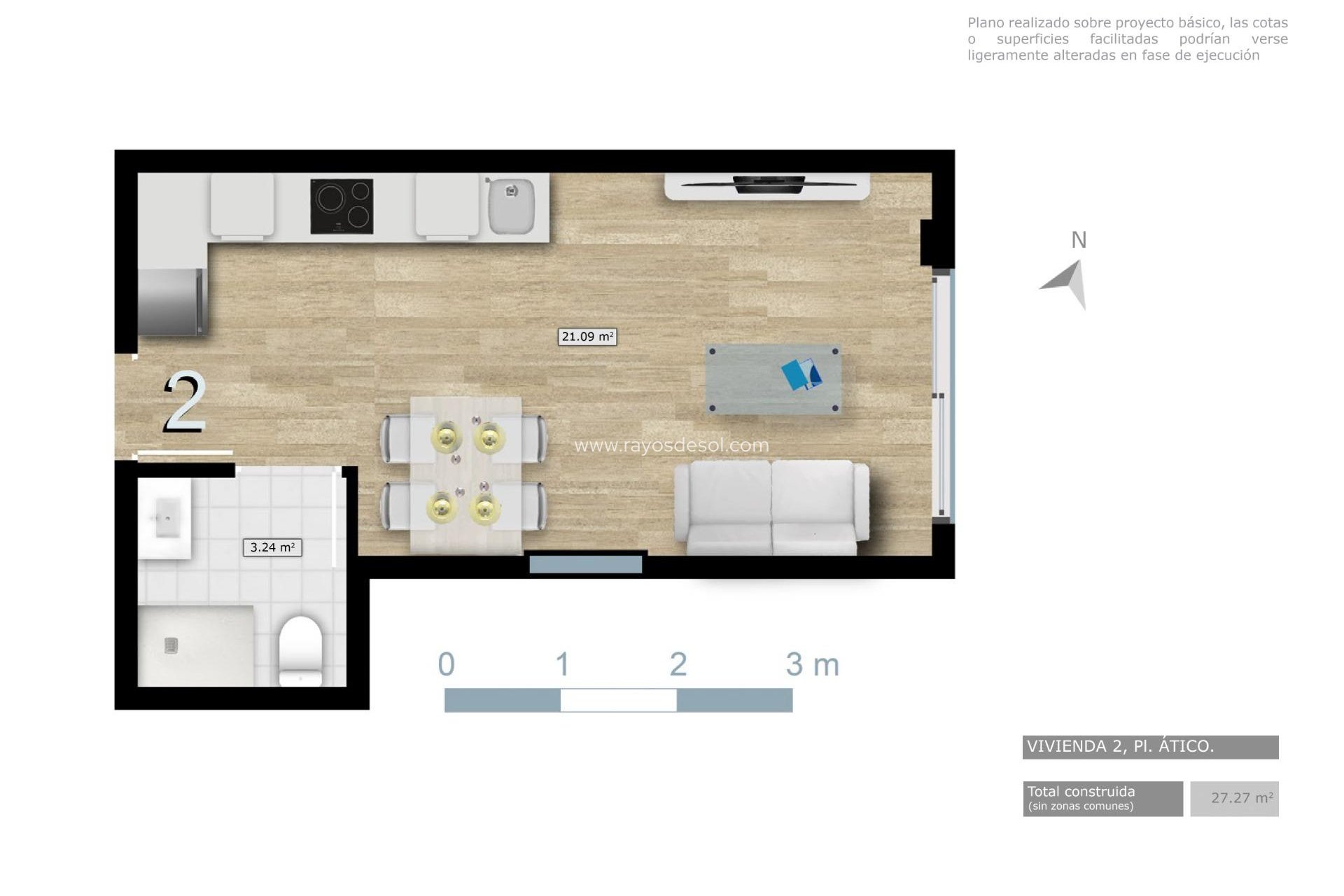 Neue Gebäude - Penthouse - Torrevieja - Centro