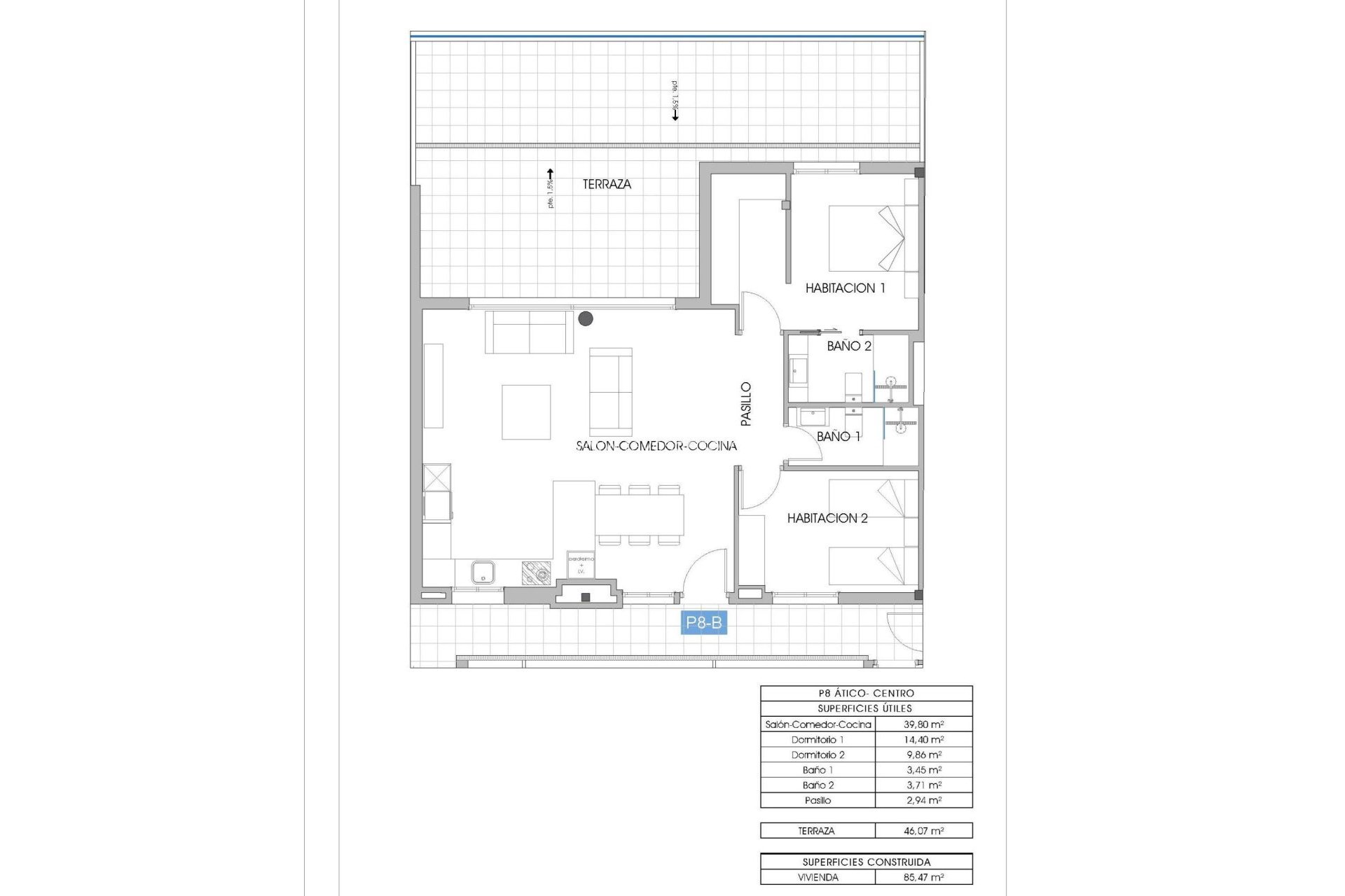 Neue Gebäude - Penthouse - Villajoyosa - Cala de Finestrat