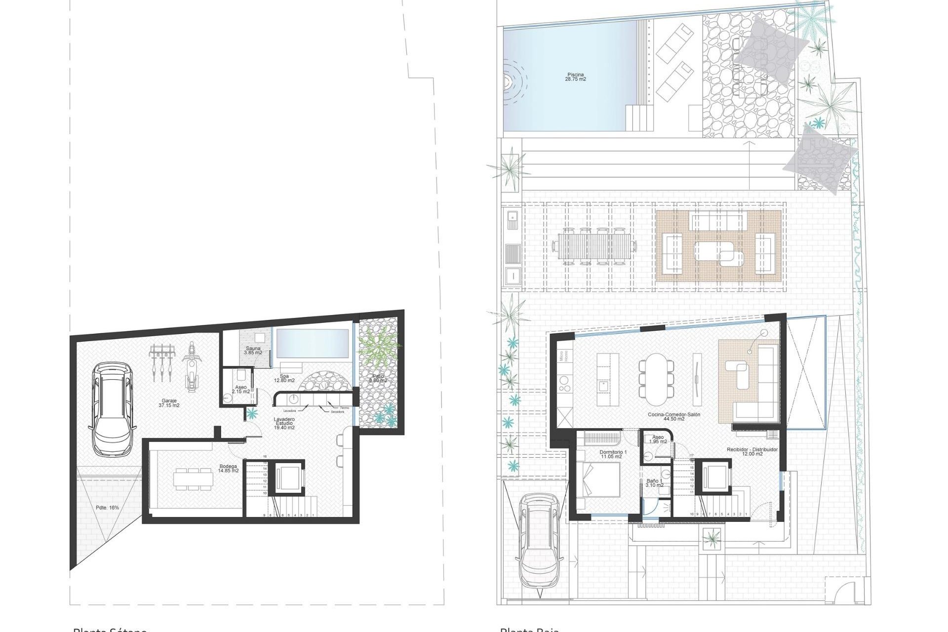 Neue Gebäude - Villa - Cabo de Palos - Cala Flores