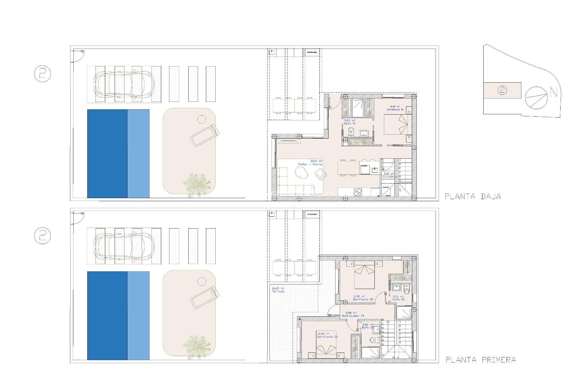 Neue Gebäude - Villa - San Pedro del Pinatar - Centro