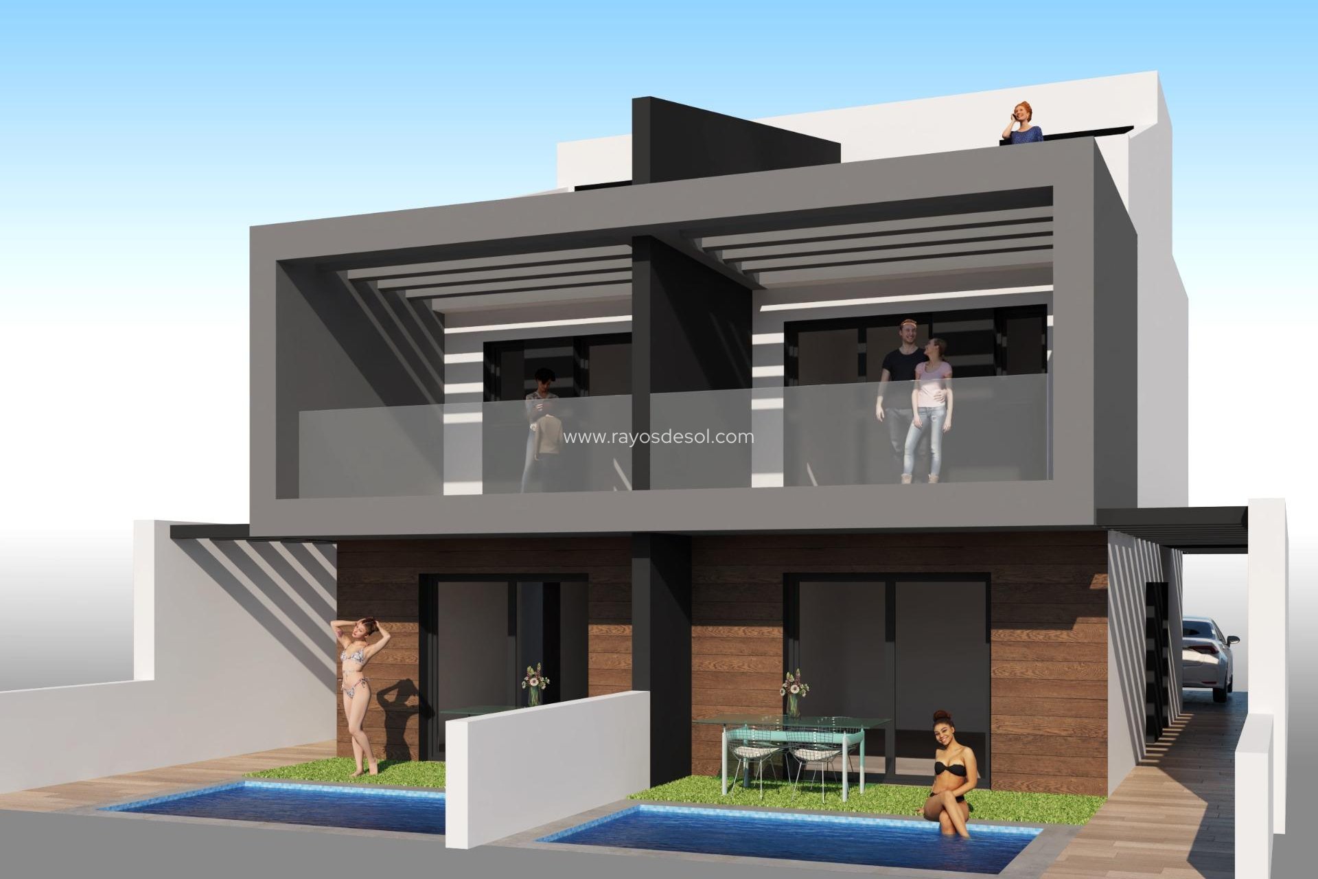 Neue Gebäude - Villa - Santiago de la Ribera